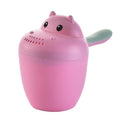 Safe-O-Kid Hair Washing Mug, Baby Shampoo Cup, Baby Shower, Baby Bath Tumbler/Rainer, Pink