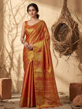 Shree Shyam Fashion Rust Tissue Silk Saree