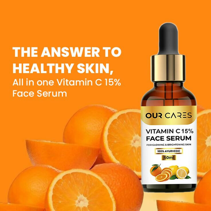 Our Cares Vitamin C Daily Glow Face Serum for Men & Women