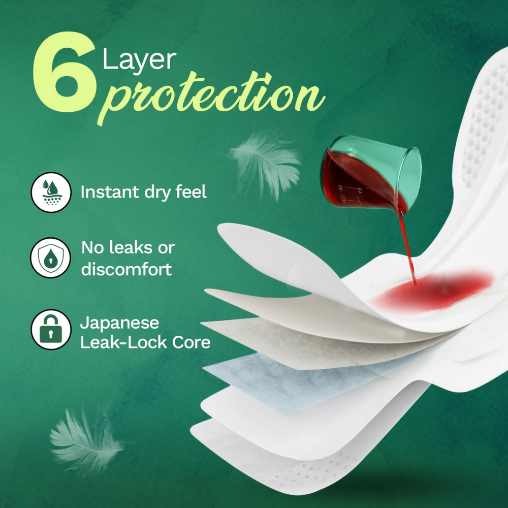 Pee Safe Comfort Ultra Thin Sanitary Pads For Women (14 Pads)
