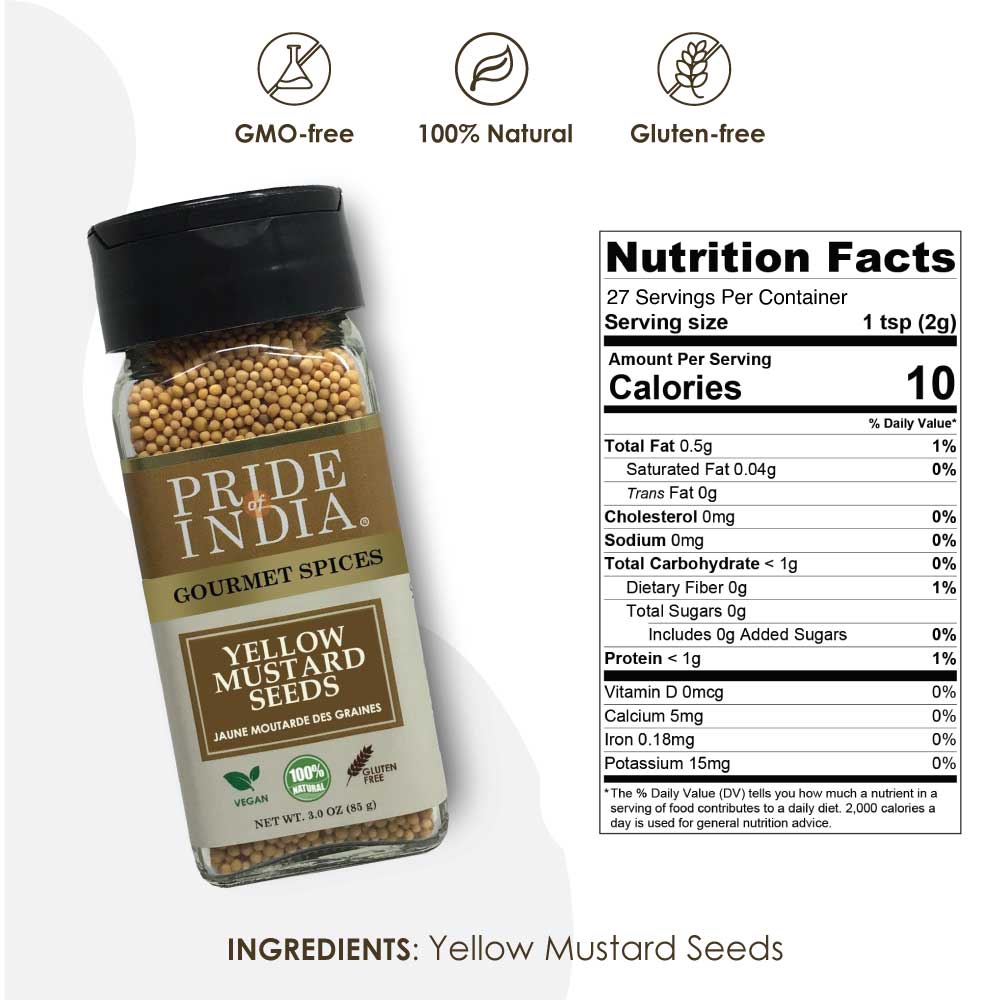 Gourmet Yellow Mustard Seed Whole