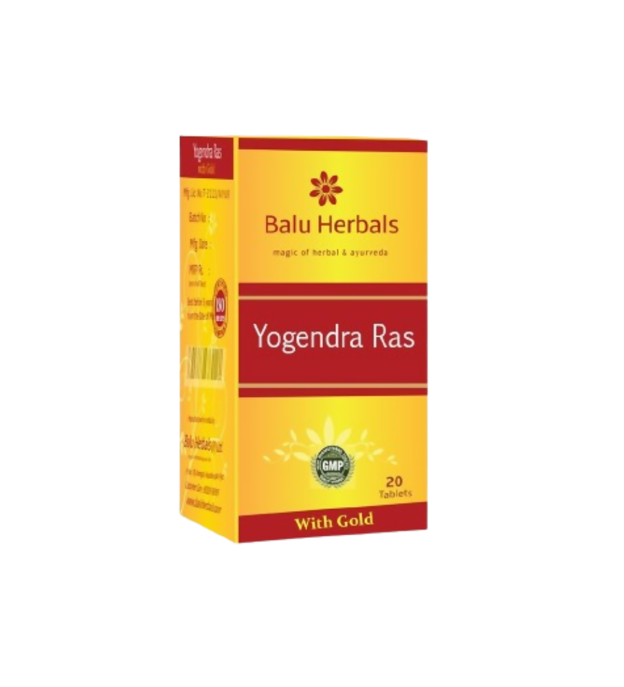 Balu Herbals Yogendra Ras Gold Tablets