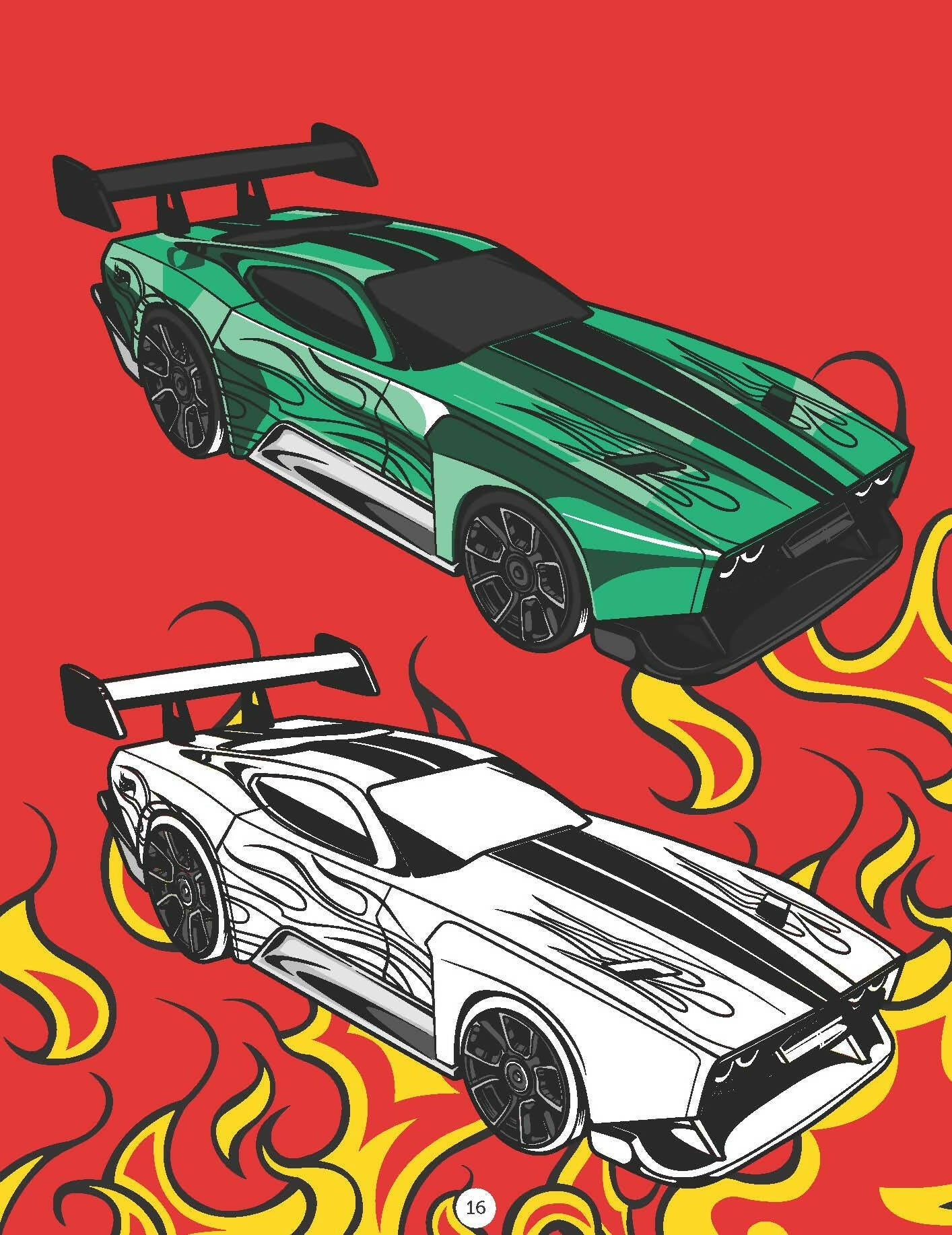 Dreamland Publications Hot Wheels Copy Colouring Book : Children Drawing, Painting & Colouring Book