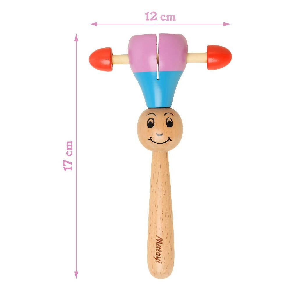 Matoyi Maraca Rattle, Fishy Rattle & Teether Bear Shaped Combo