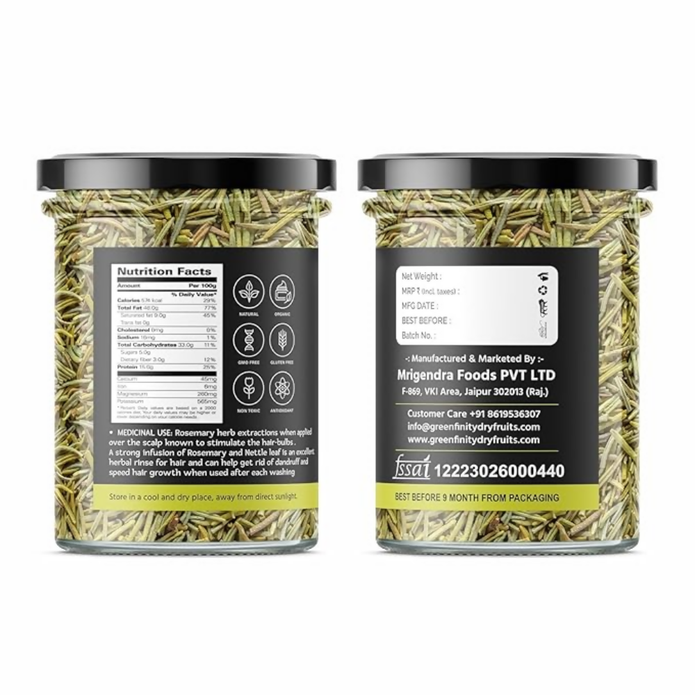 Pretty Nutty 100% Natural Rosemary Dried Leaves
