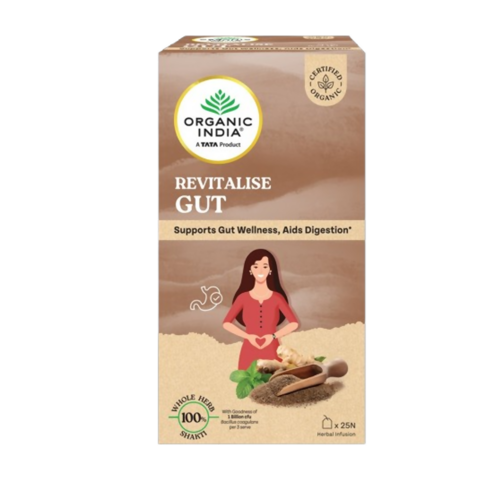 Organic India Revitalise Gut Tea Bags