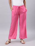 Souchii Women Pink Liva Palazzos