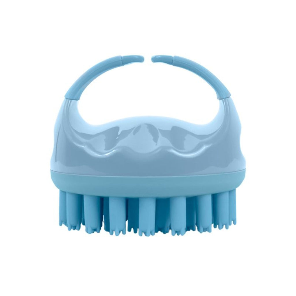 Scalppie Pro Silicon Hair Scalp Massager & Shampoo Brush Scrub - Hair Growth & Anti Dandruff - Blue