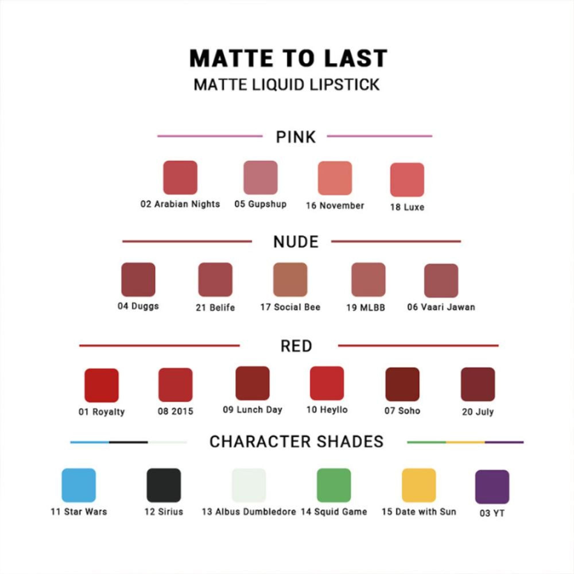 CUFFS N LASHES Matte Liquid Lipstick - 16 November