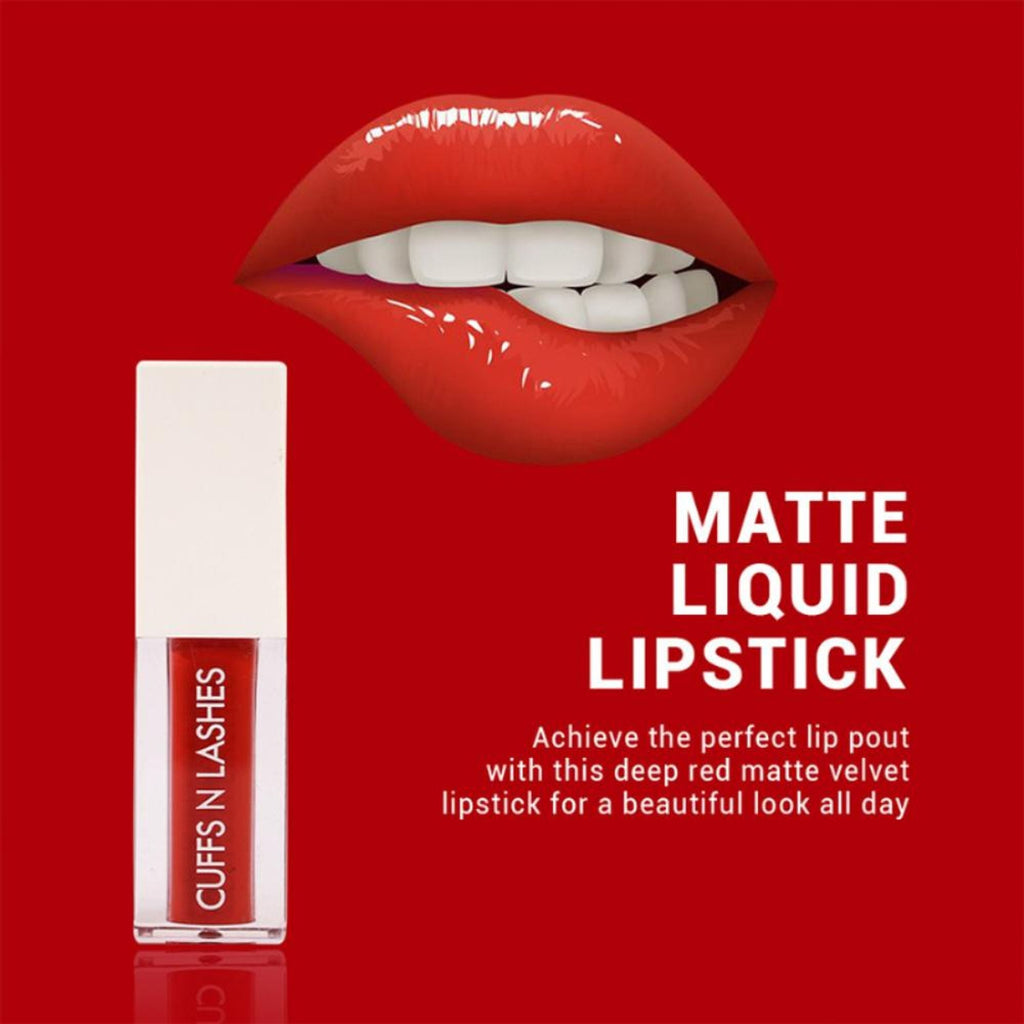 CUFFS N LASHES Matte Liquid Lipstick - 16 November