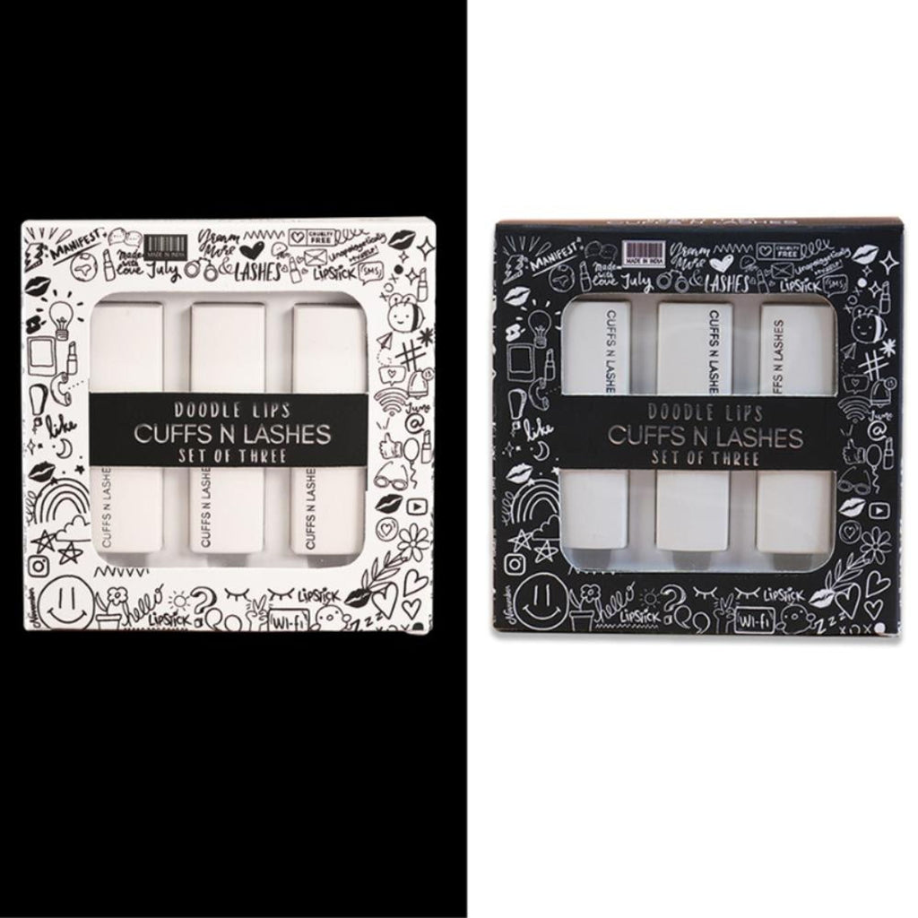 CUFFS N LASHES Doodle Lipstick Set - Set 04