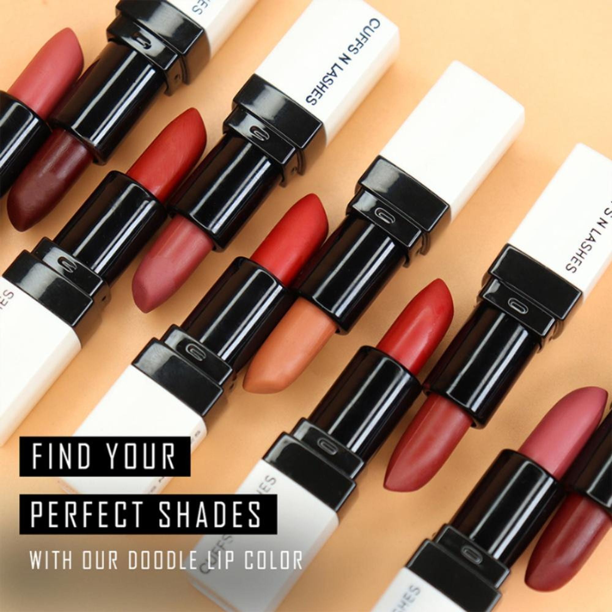 CUFFS N LASHES Doodle Lipstick Set - Set 04