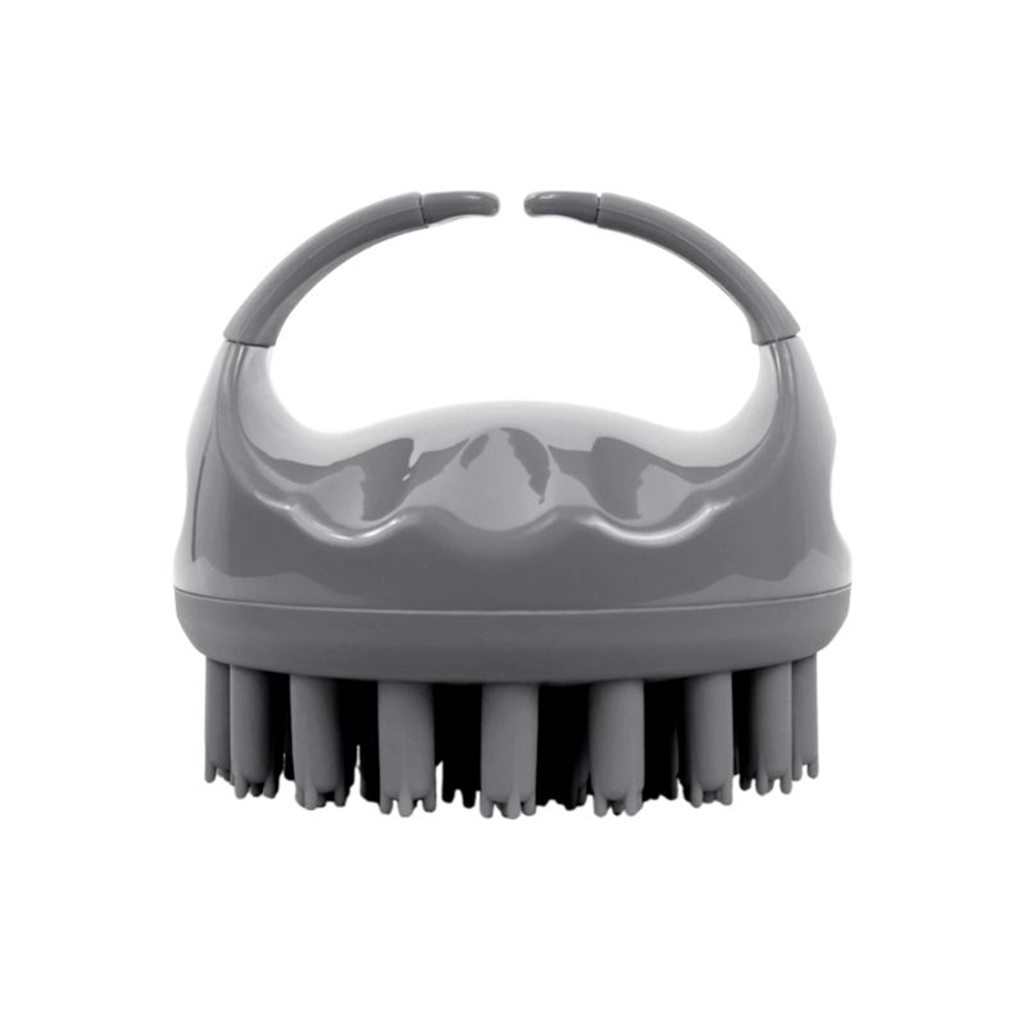 Scalppie Pro Silicon Hair Scalp Massager & Shampoo Brush Scrub - Hair Growth & Anti Dandruff - Grey