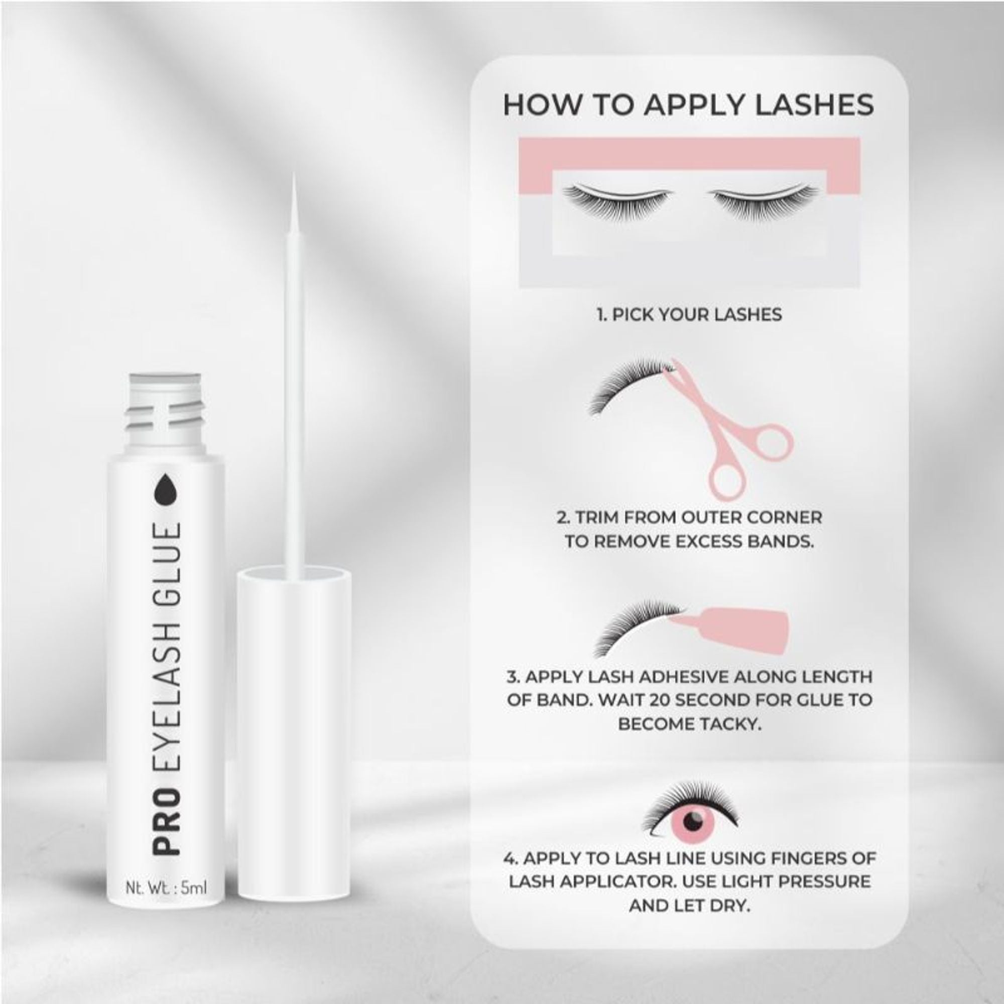 Swiss Beauty Pro Eyelash Glue - White