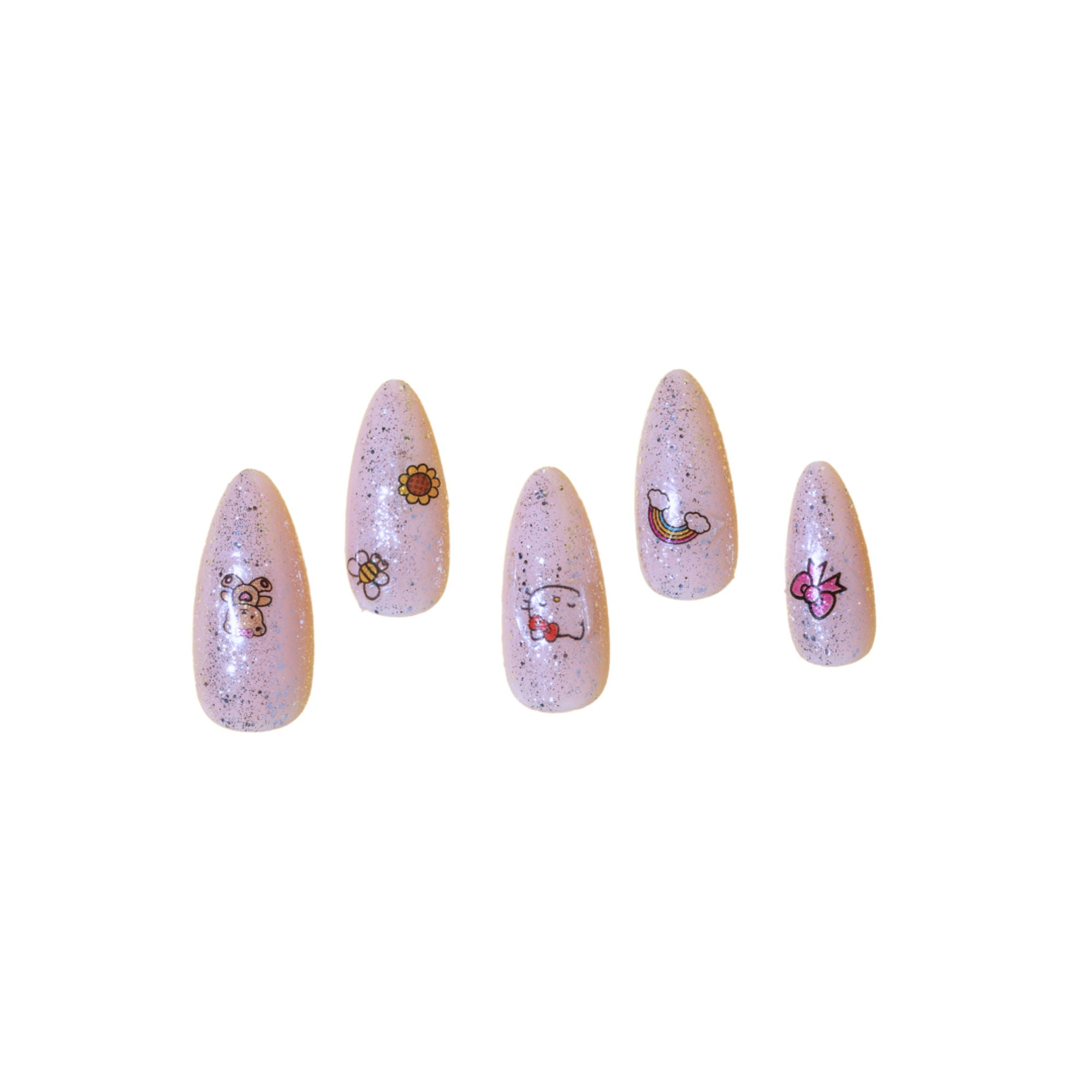 SOEZI Whisker Wonderland Reusable Press On Nails - Application Kit