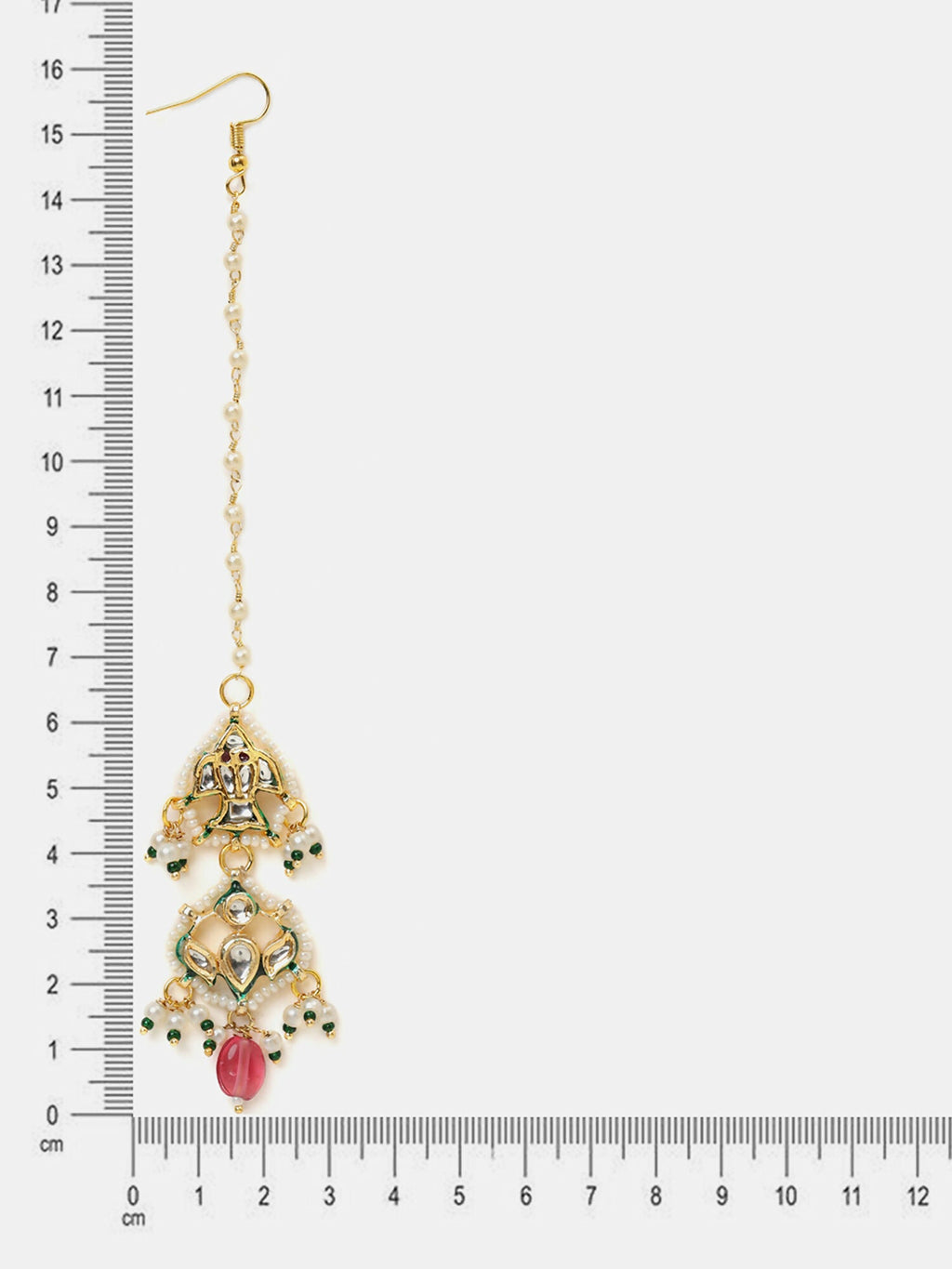 Ruby Raang Sindoor Maang Tikka