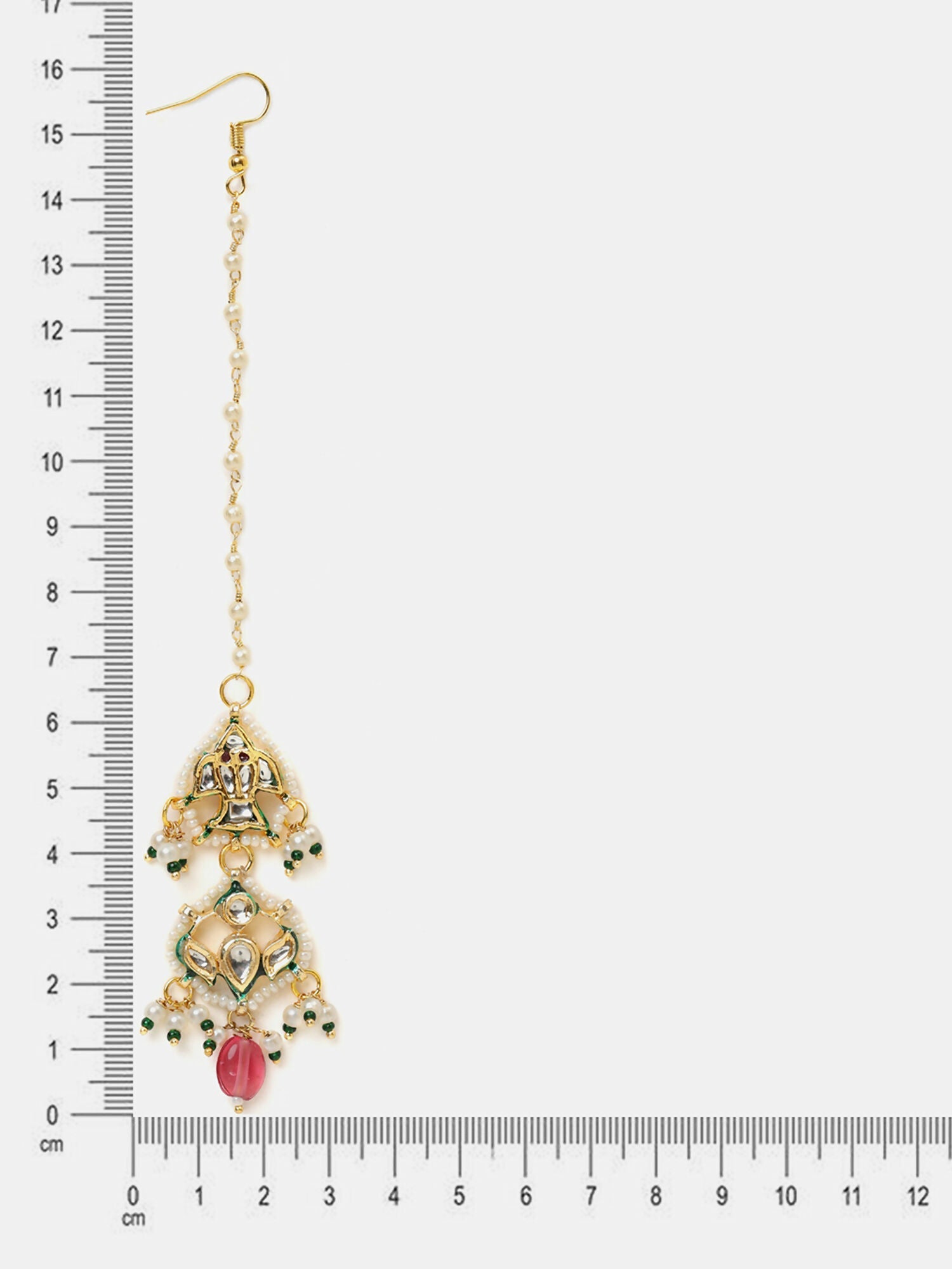 Ruby Raang Sindoor Maang Tikka
