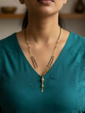 NVR Women Gold Plated Artificial Beaded Mangalsutra
