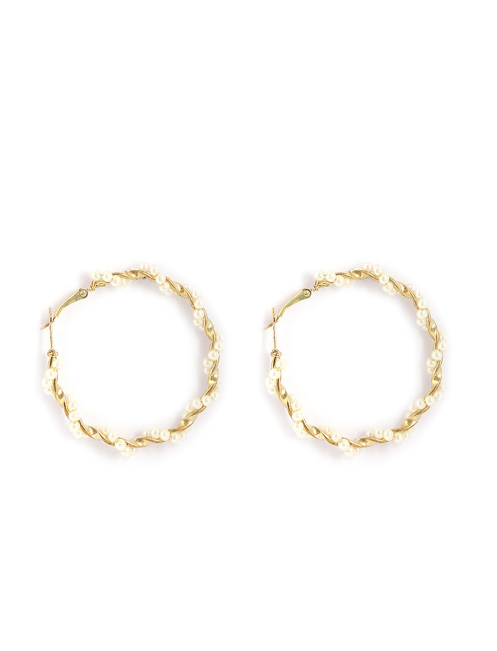 Gold-Polished Alloy Set Of 6 Designer Earrings - The Pari