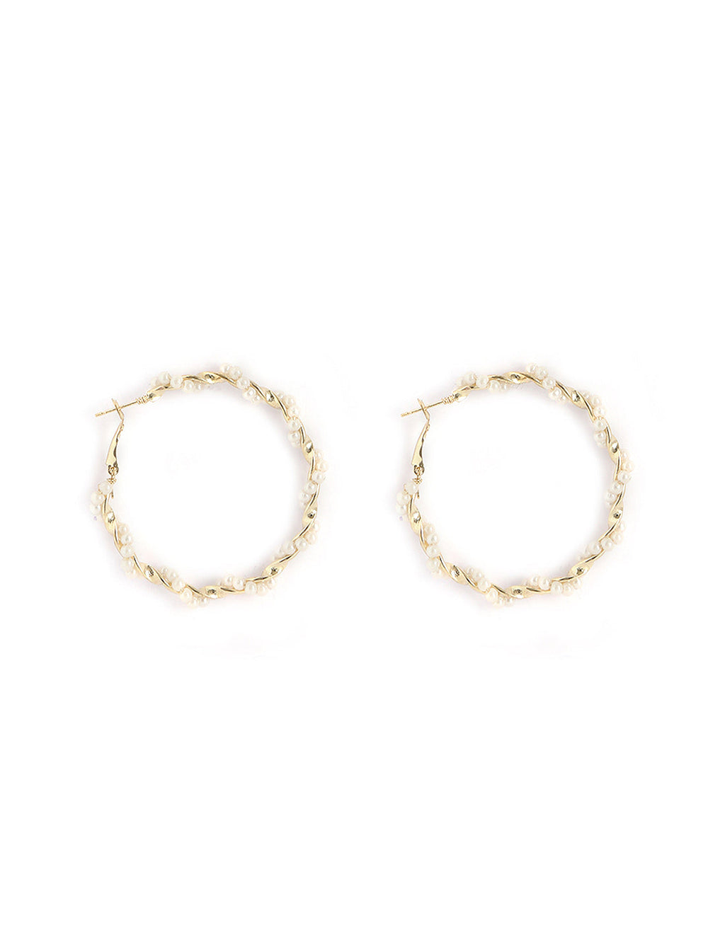 Gold-Polished Alloy Set Of 6 Designer Earrings - The Pari