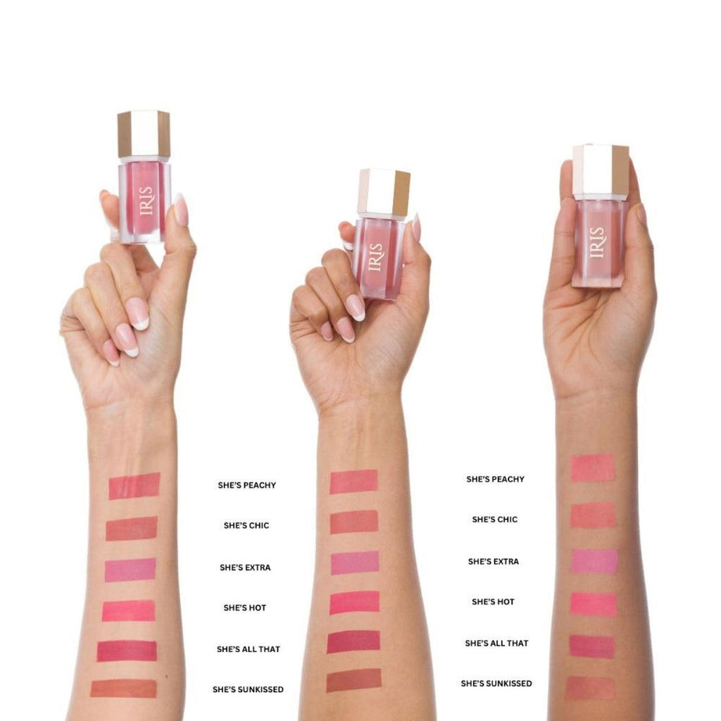 IRIS COSMETICS Oh! She Blushes Liquid Blush - Warm Brown
