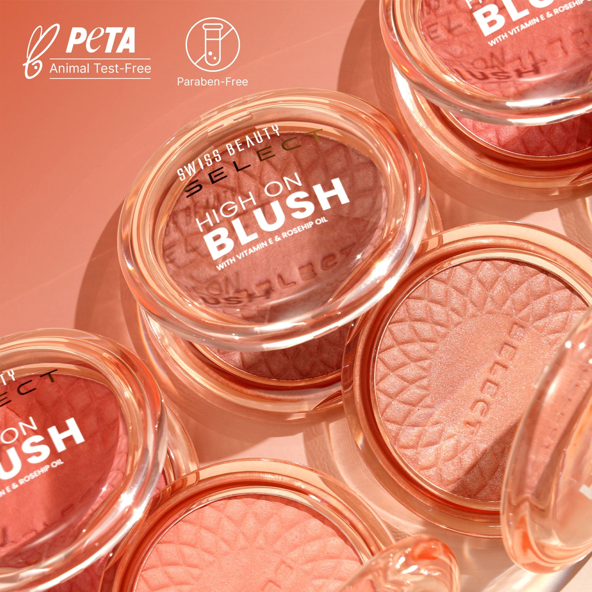 Swiss Beauty Select High On Blush - Soft Pink