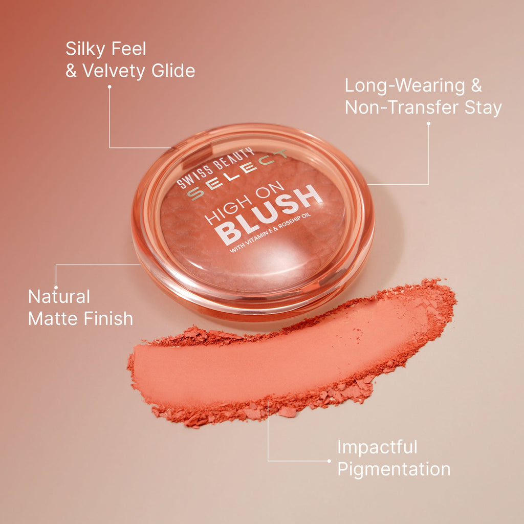 Swiss Beauty Select High On Blush - Burnt Rose
