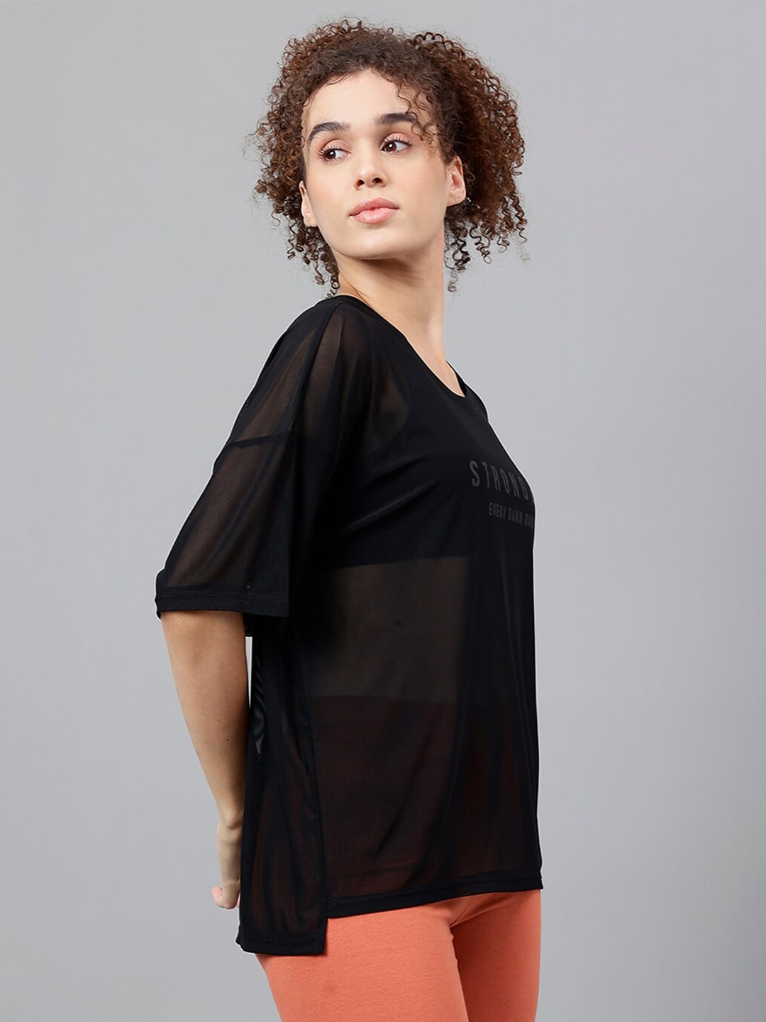 MKH Typography Printed Relaxed Fit Dri-FIT T-shirt