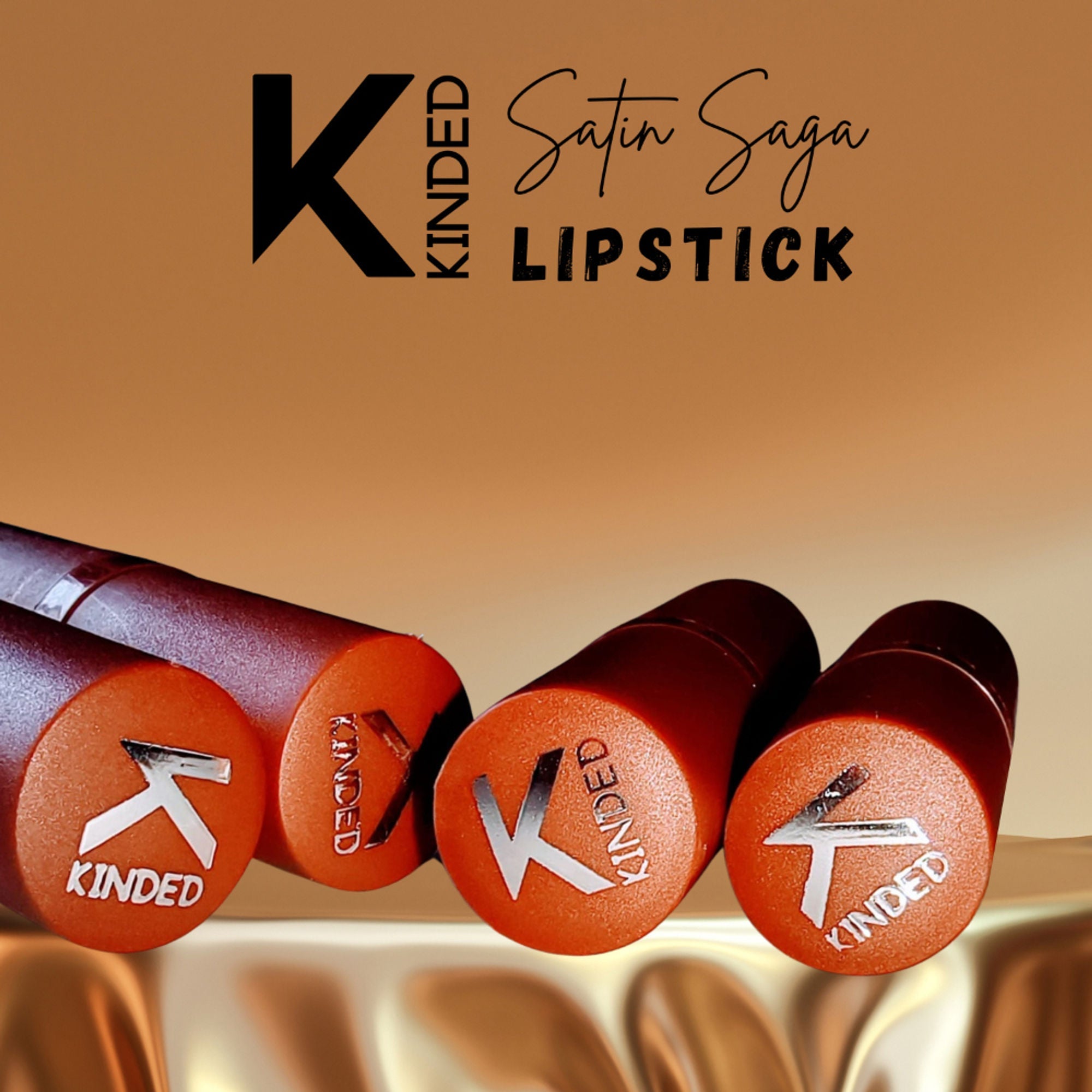KINDED Satin Saga Bullet Creamy Lipstick With Satin Finish & Vitamin E - 06 Insta Nude
