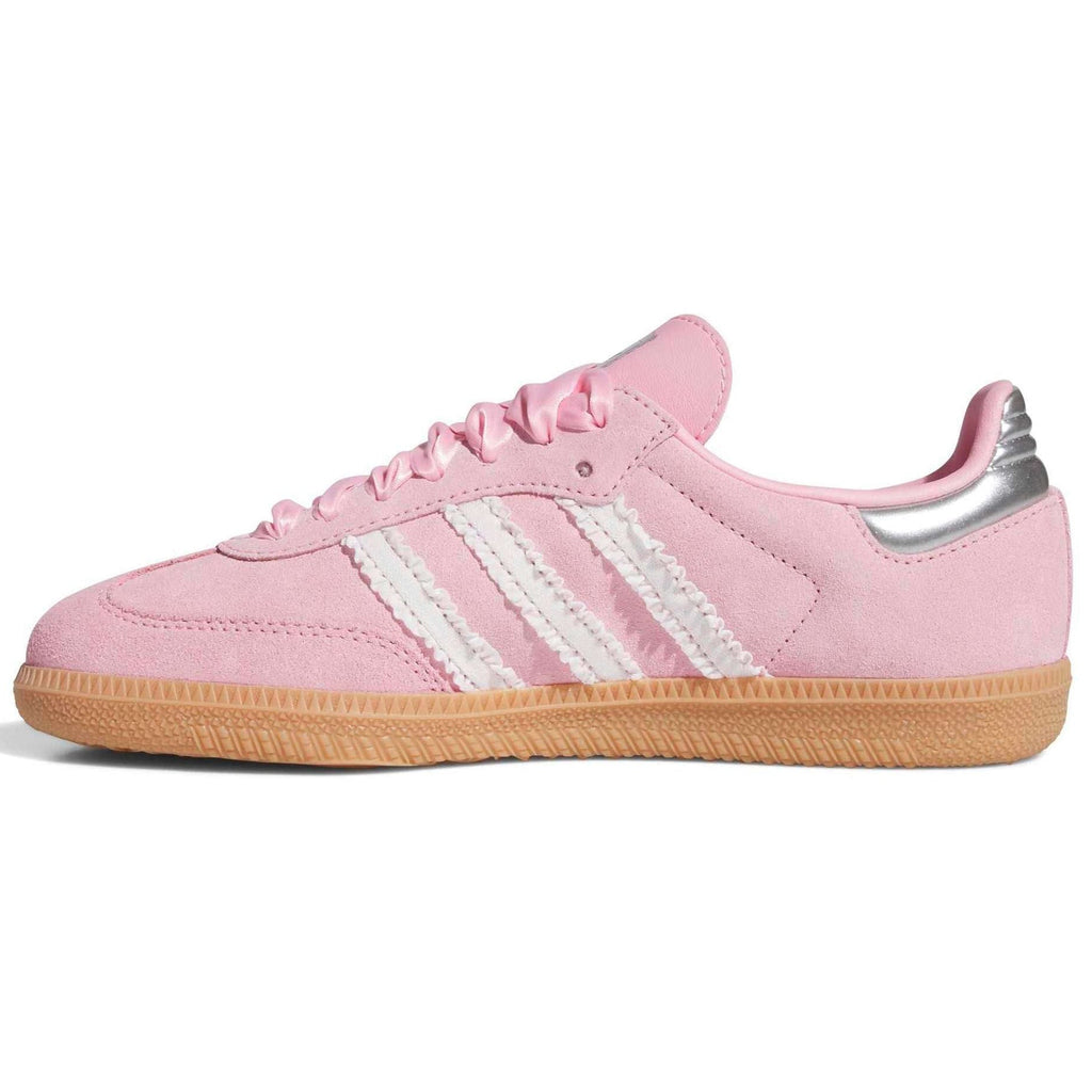 Adidas Samba OG Pink Ribbon Ruffle Stripe Silver (GS)