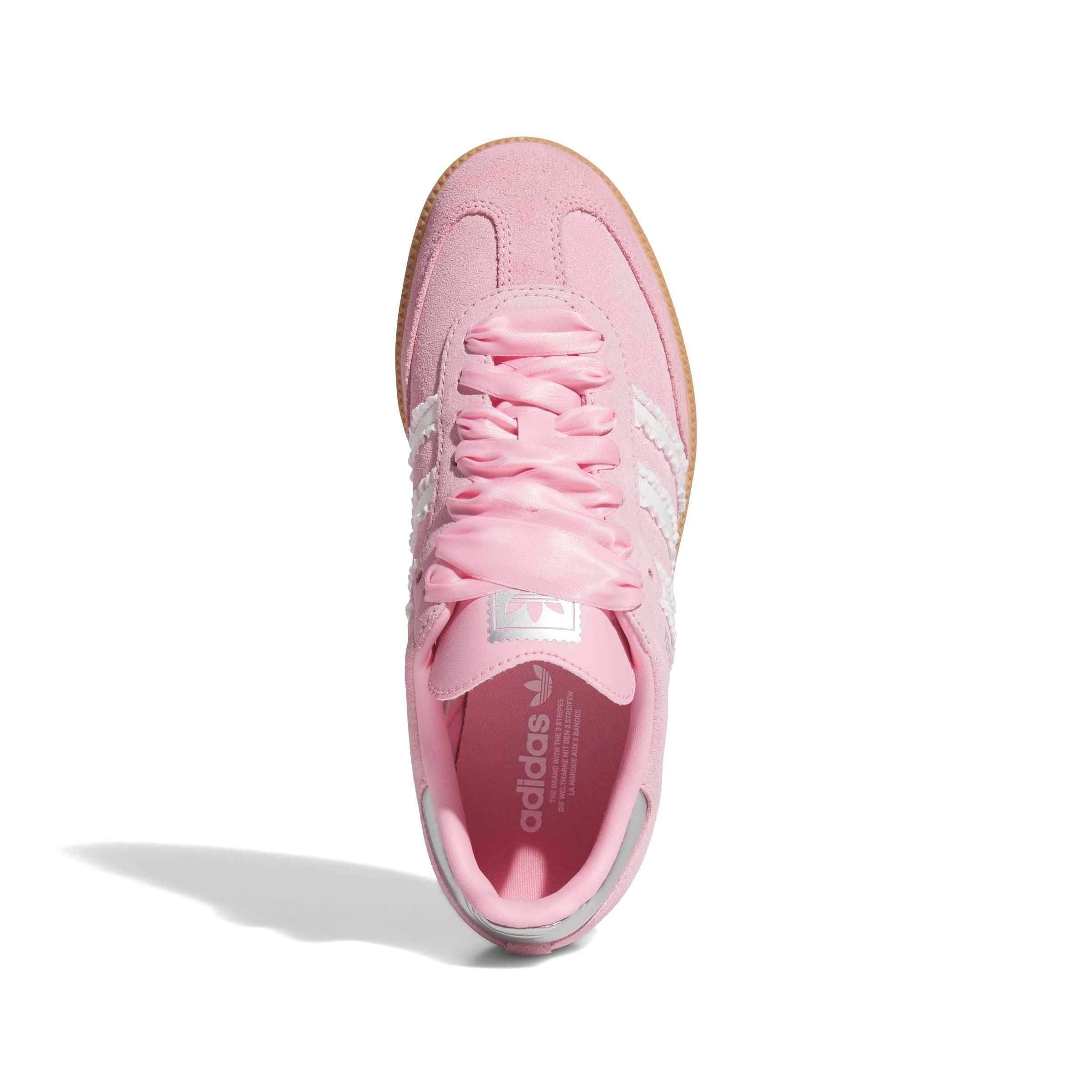 Adidas Samba OG Pink Ribbon Ruffle Stripe Silver (GS)