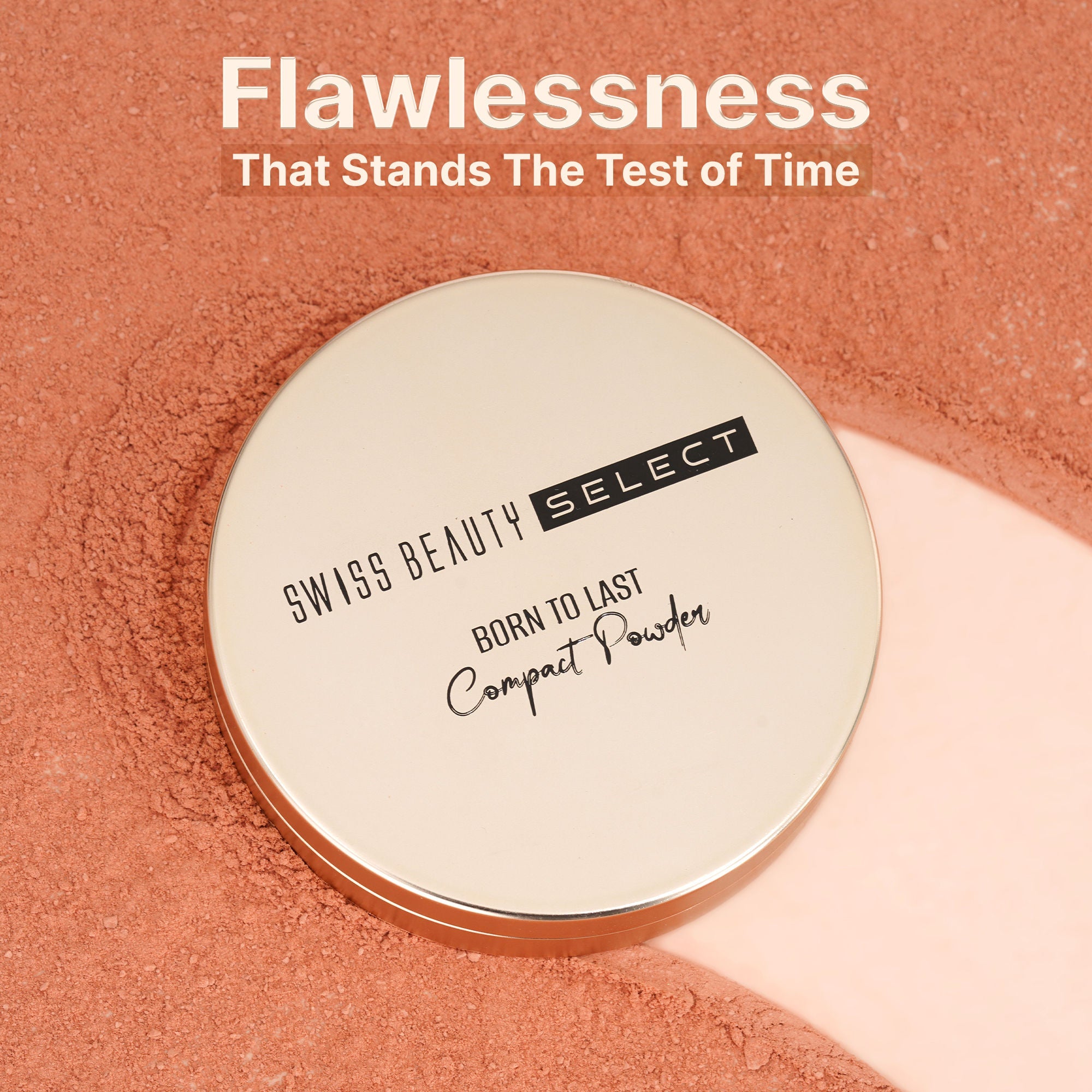 Swiss Beauty Born To Last 3-In-1 Skin Perfection Compact With Vitamin E - 2. Sunlit Sand