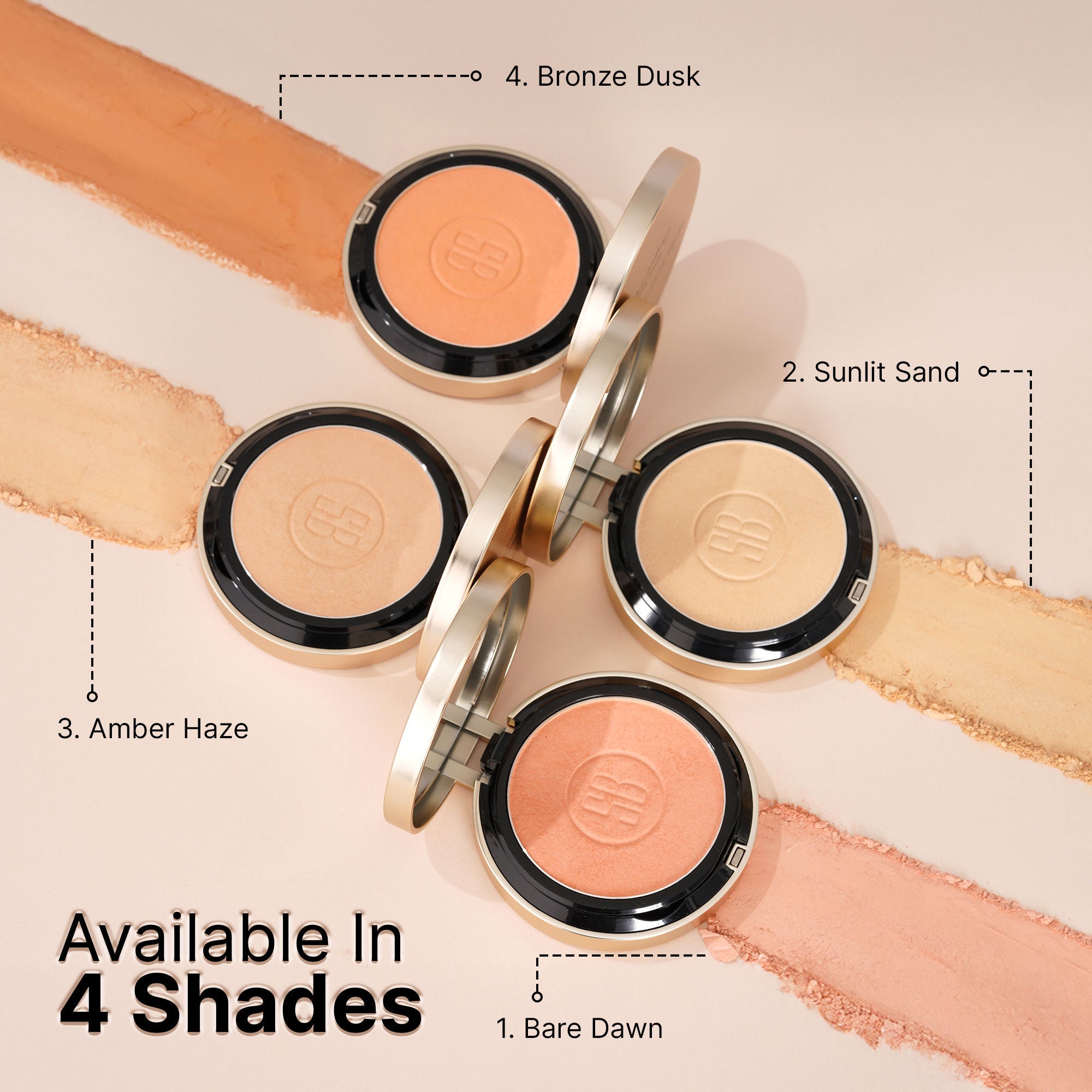 Swiss Beauty Born To Last 3-In-1 Skin Perfection Compact With Vitamin E - 3. Amber Haze