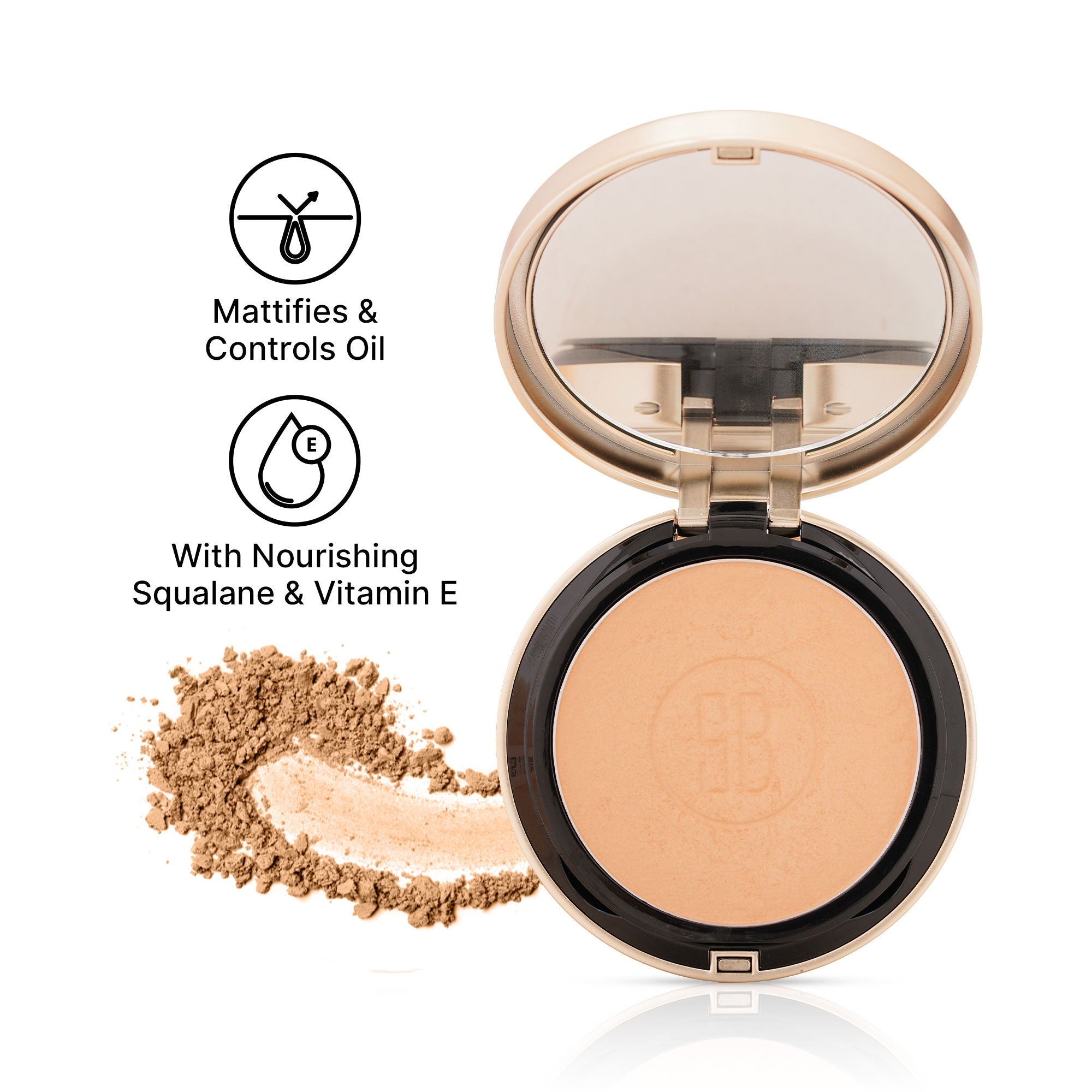 Swiss Beauty Born To Last 3-In-1 Skin Perfection Compact With Vitamin E - 4. Bronze Dusk