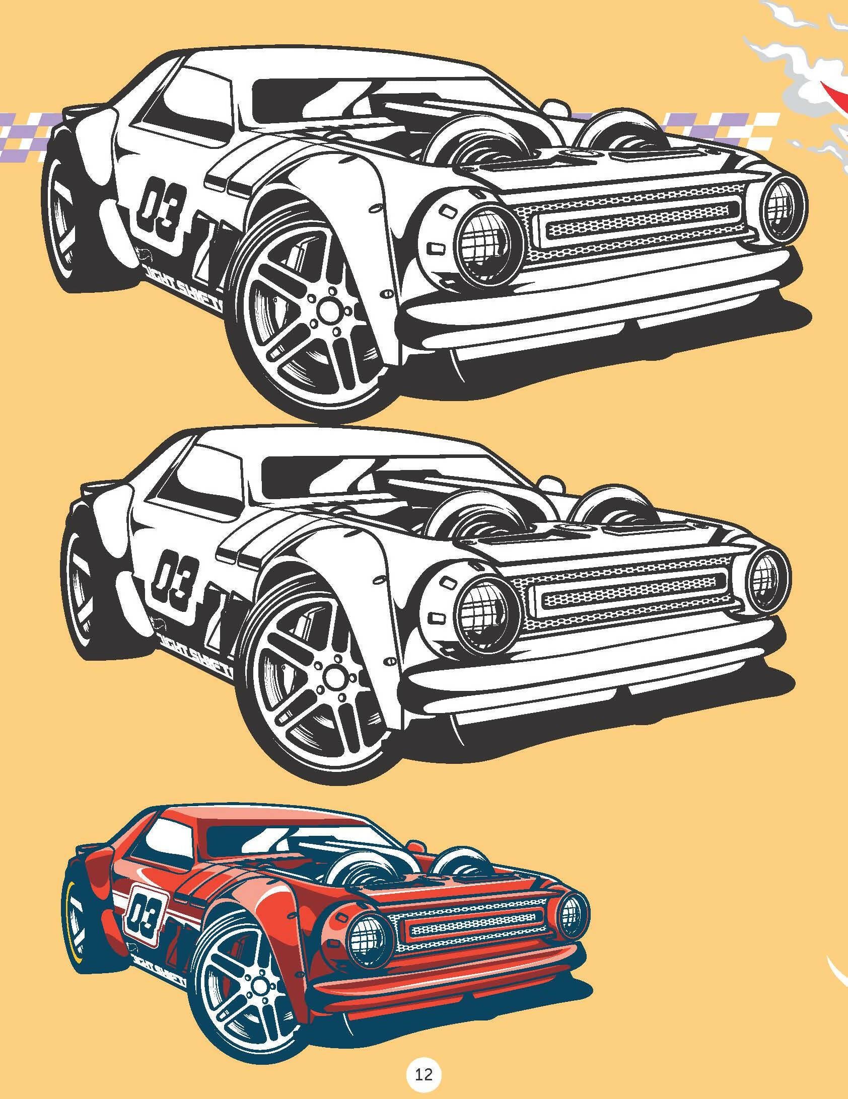 Dreamland Publications Hot Wheels Copy Colouring Book : Children Drawing, Painting & Colouring Book
