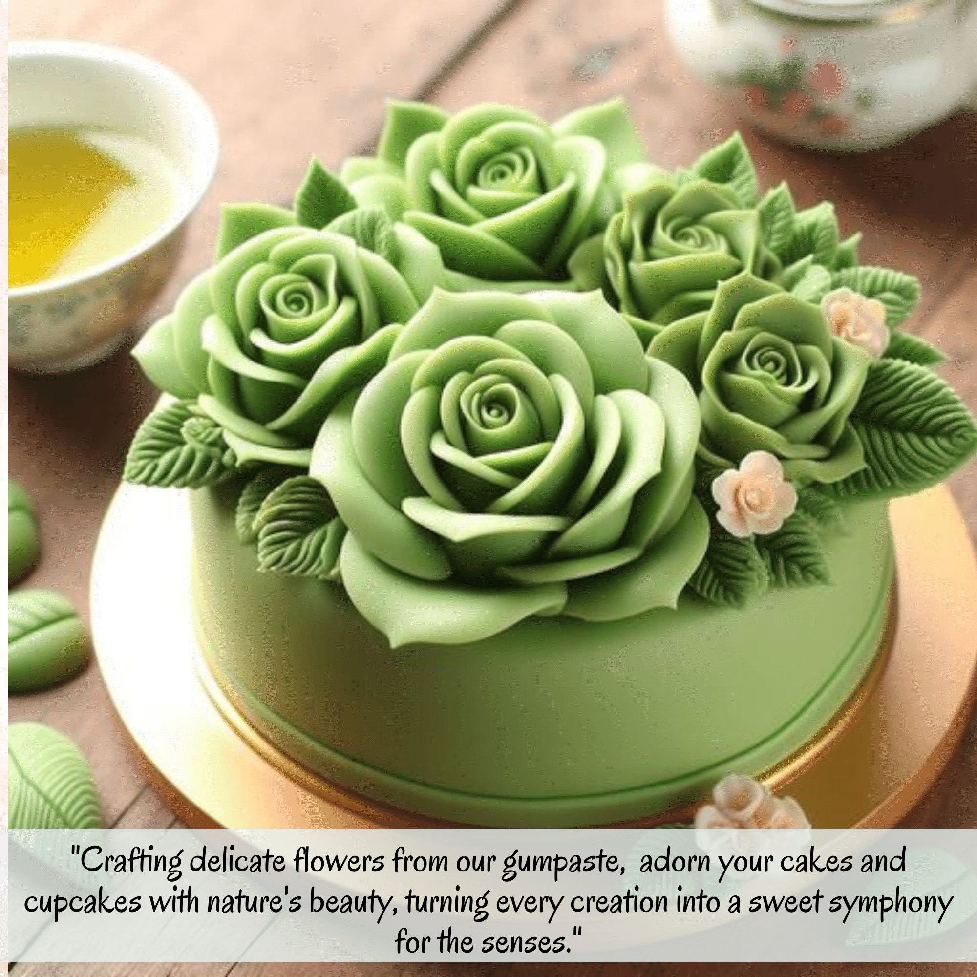 Confect Gooseberry Green | Edible Gum paste