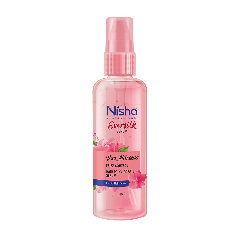 Nisha Hair Serum Eversilk Pink Hibiscus Serum