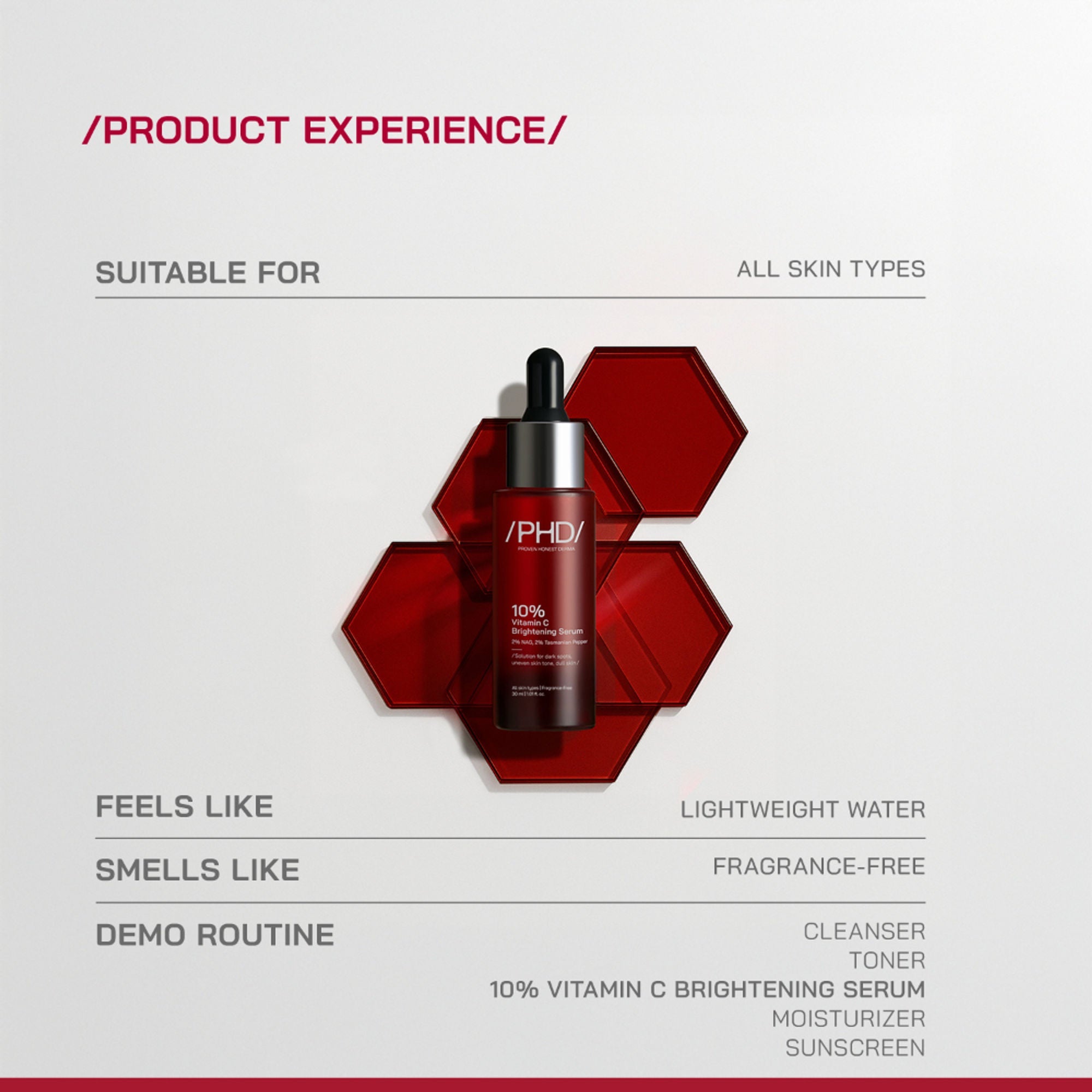 Proven Honest Derma (PHD) 10% Vitamin C Brightening Serum
