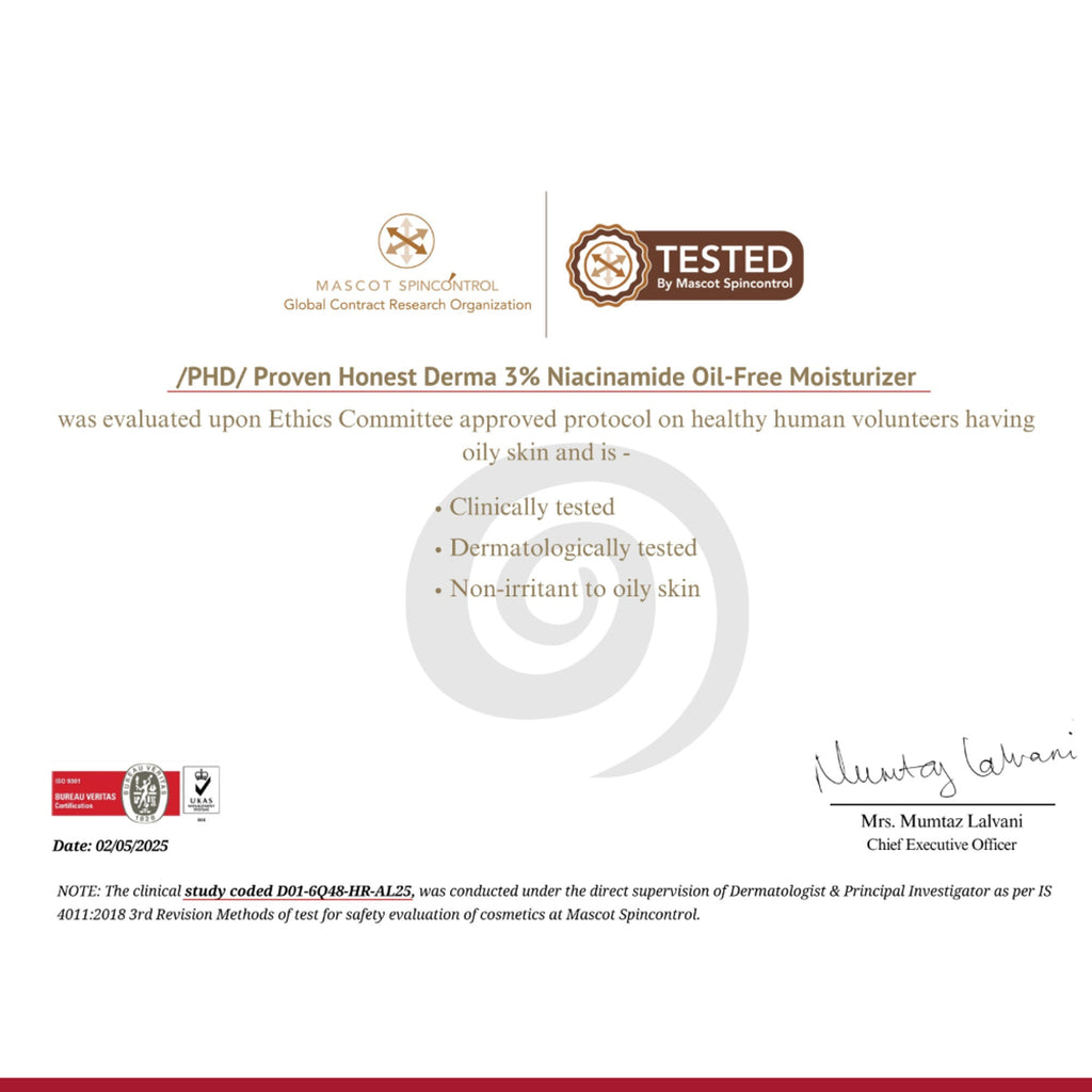 Proven Honest Derma (PHD) 3% Niacinamide Oil-Free Moisturizer