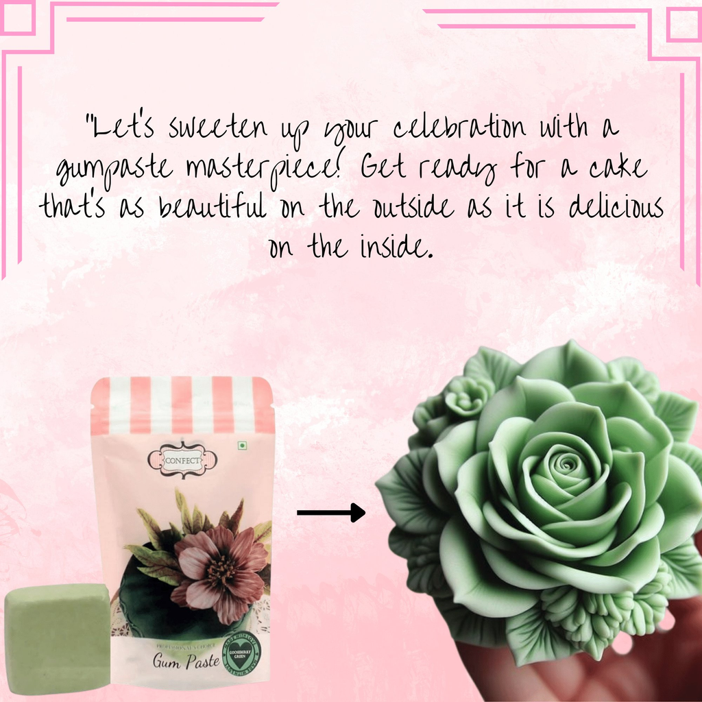 Confect Gooseberry Green | Edible Gum paste