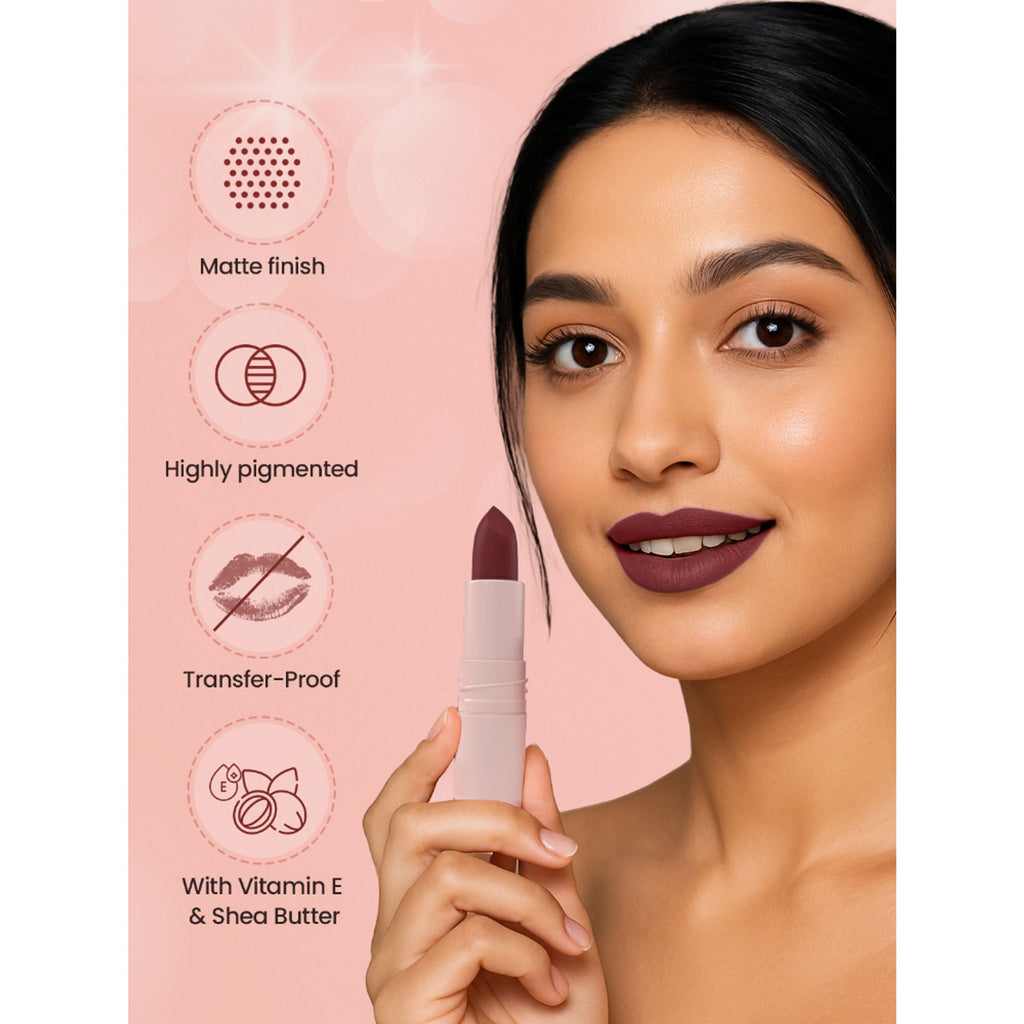Swiss Beauty Stay All Day Lipstick - 08 Classy
