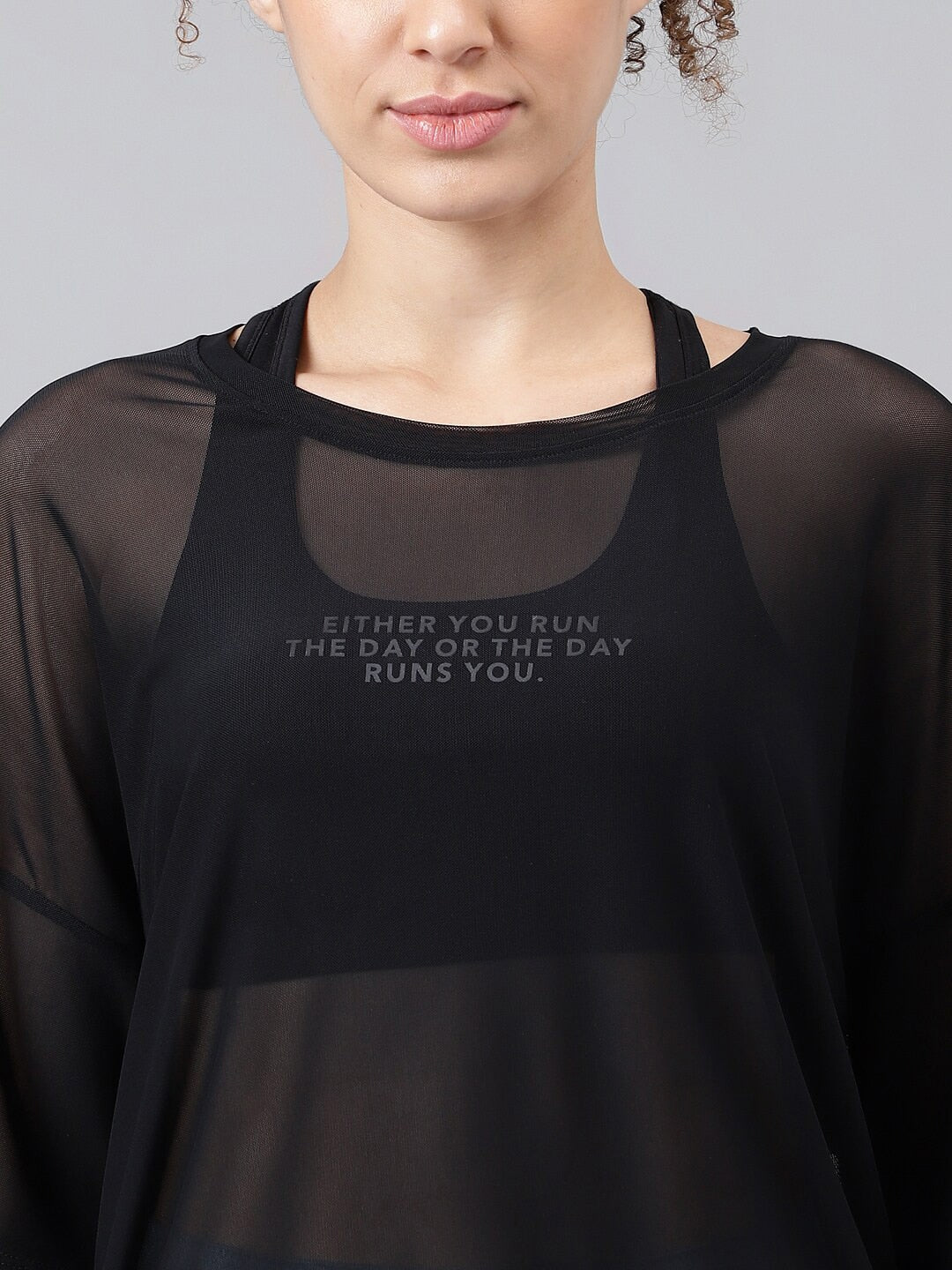 MKH Typography Printed Dri-FIT Relaxed Fit Sports T-shirt