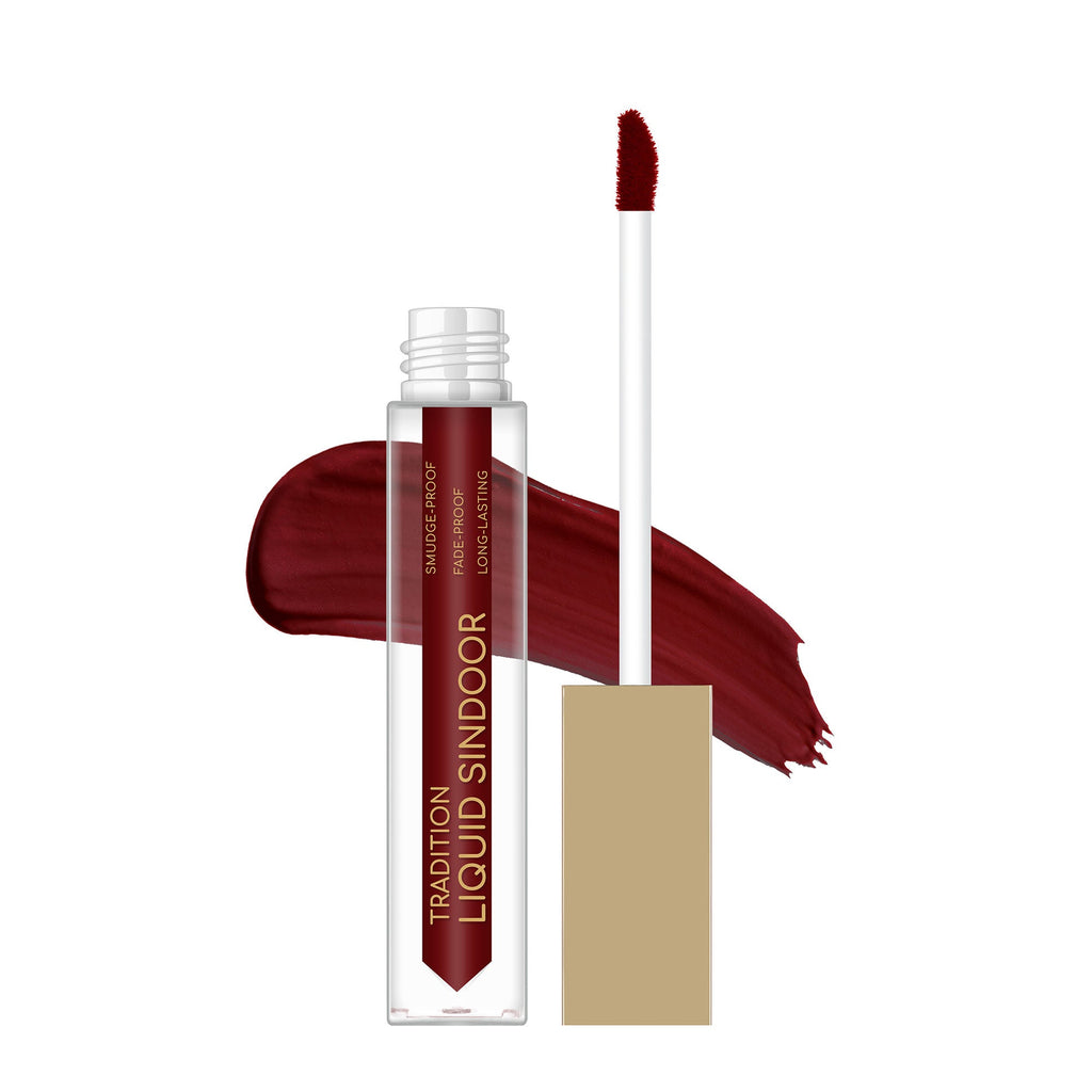 Swiss Beauty Tradition Liquid Sindoor - Maroon Color - 02
