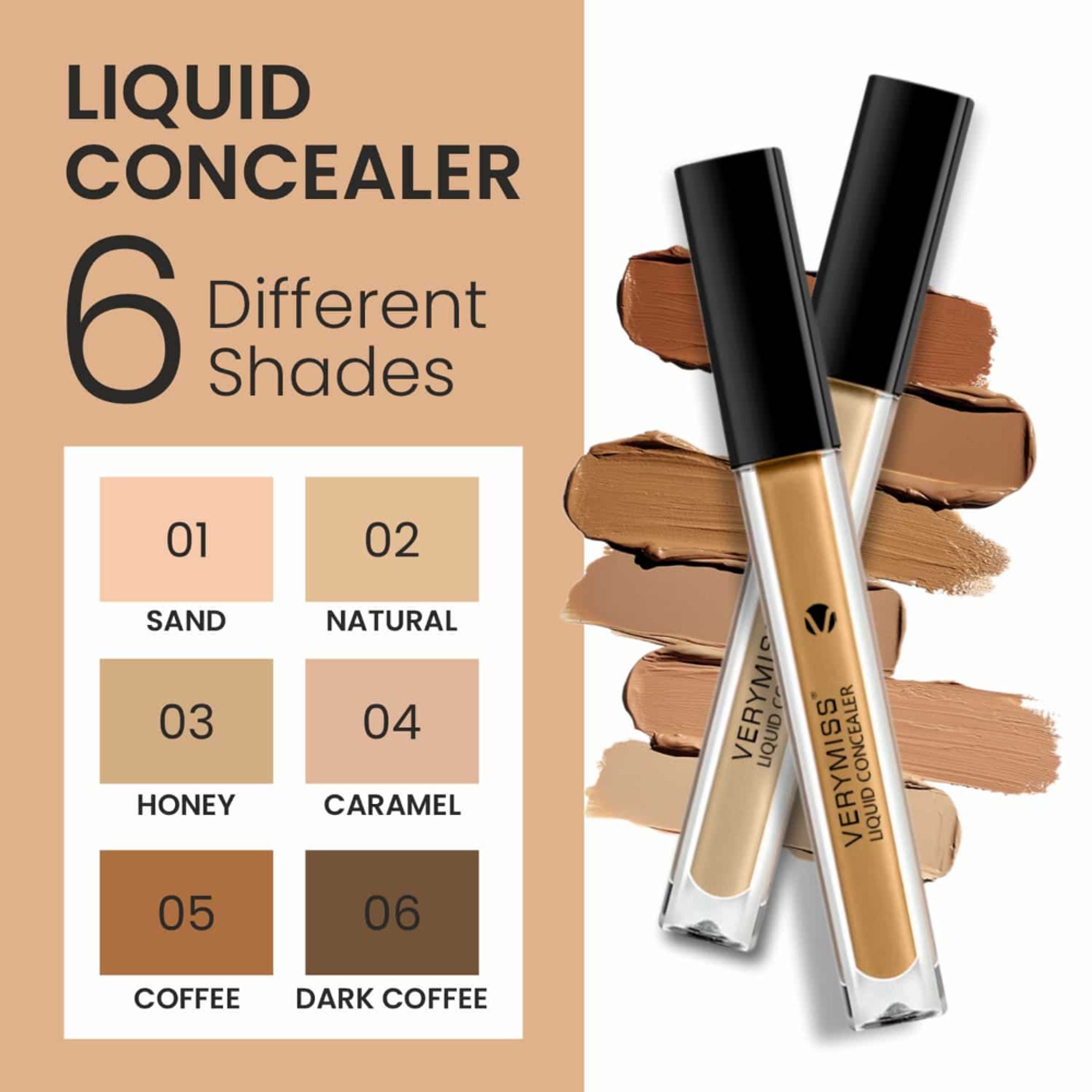 VERYMISS Liquid Concealer - 01 Sand