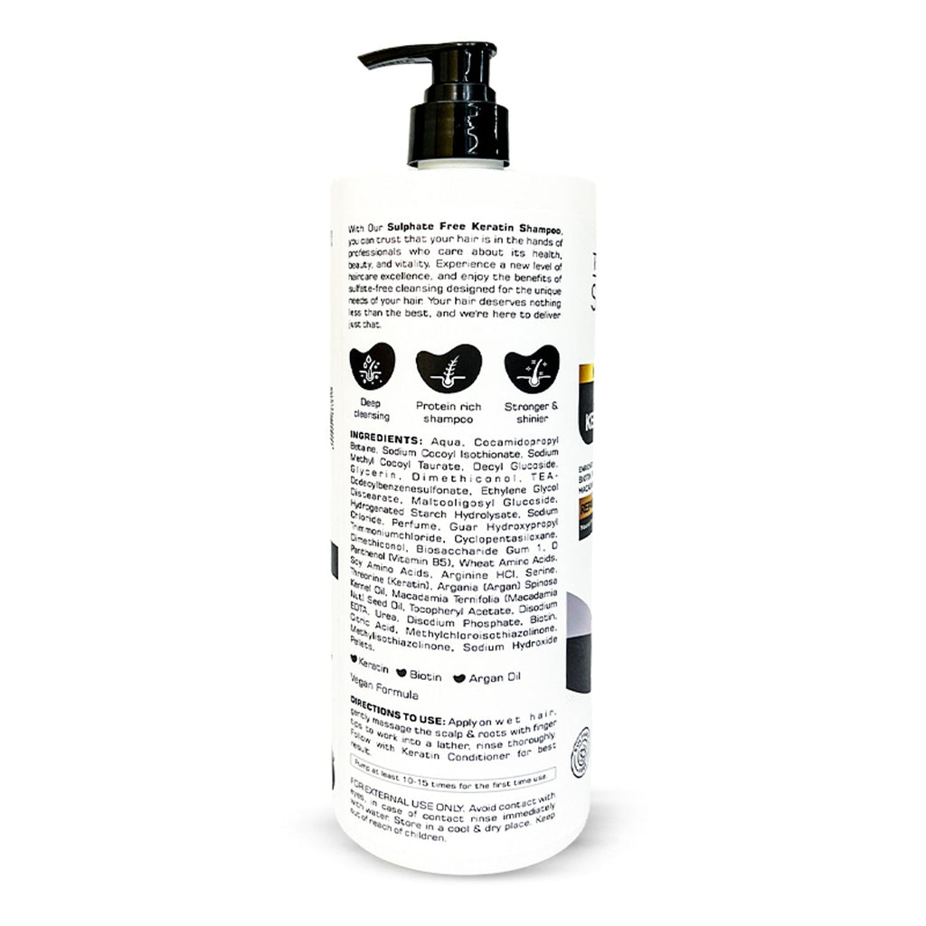 The Skin Story Sulphate Free Keratin Smooth Shampoo For Dry Damaged Hair