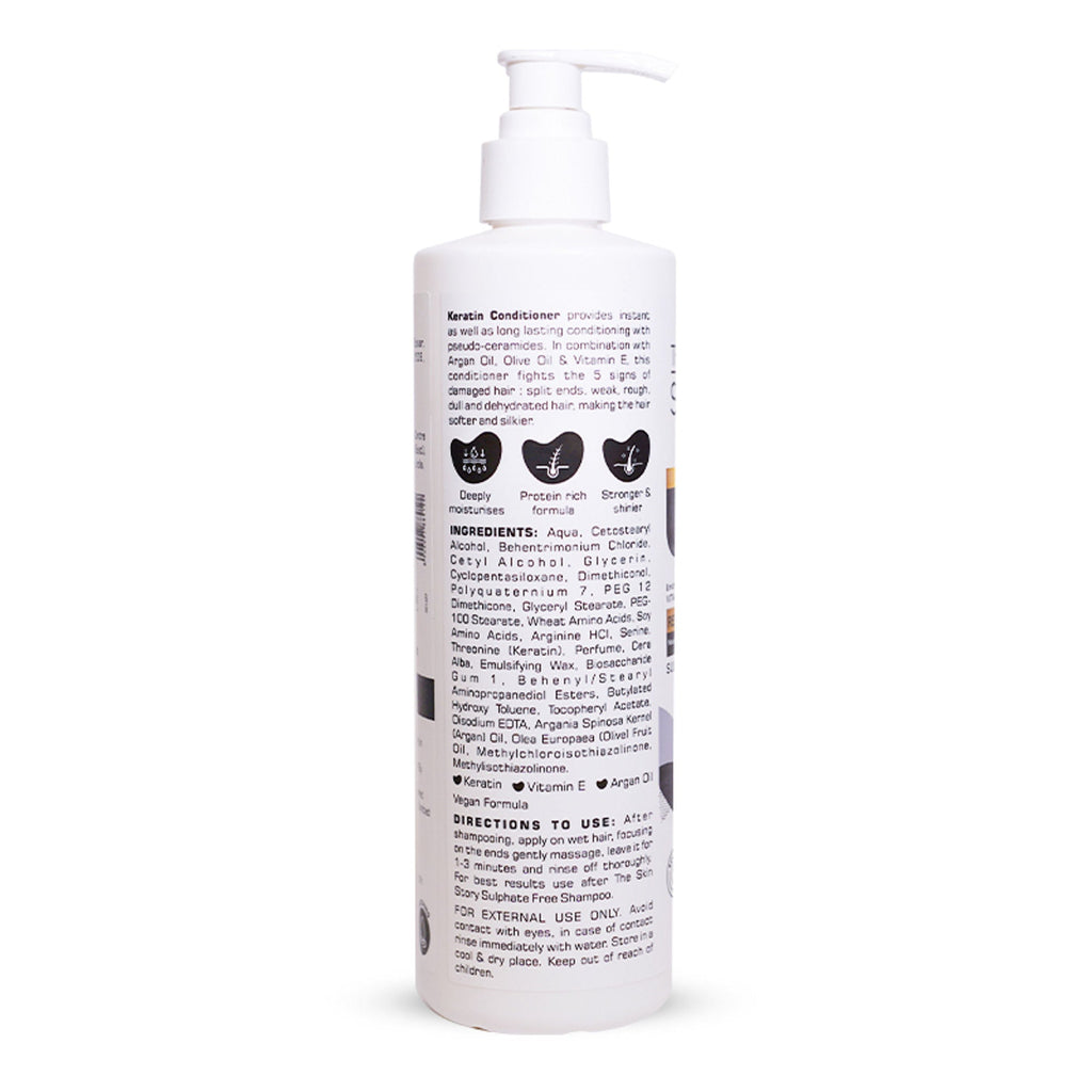 The Skin Story Sulphate Free Keratin Conditioner For Coloured Dry Frizzy Damaged Hair With Vitamin E