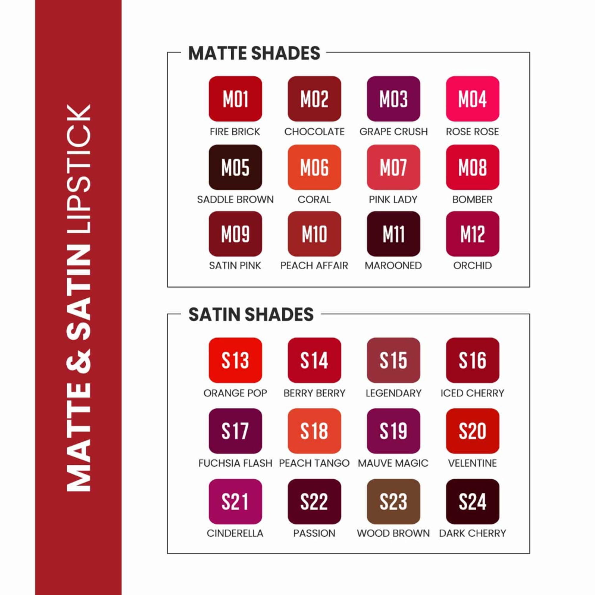 VERYMISS Matte & Satin Lipstick - M10 Peach Affair