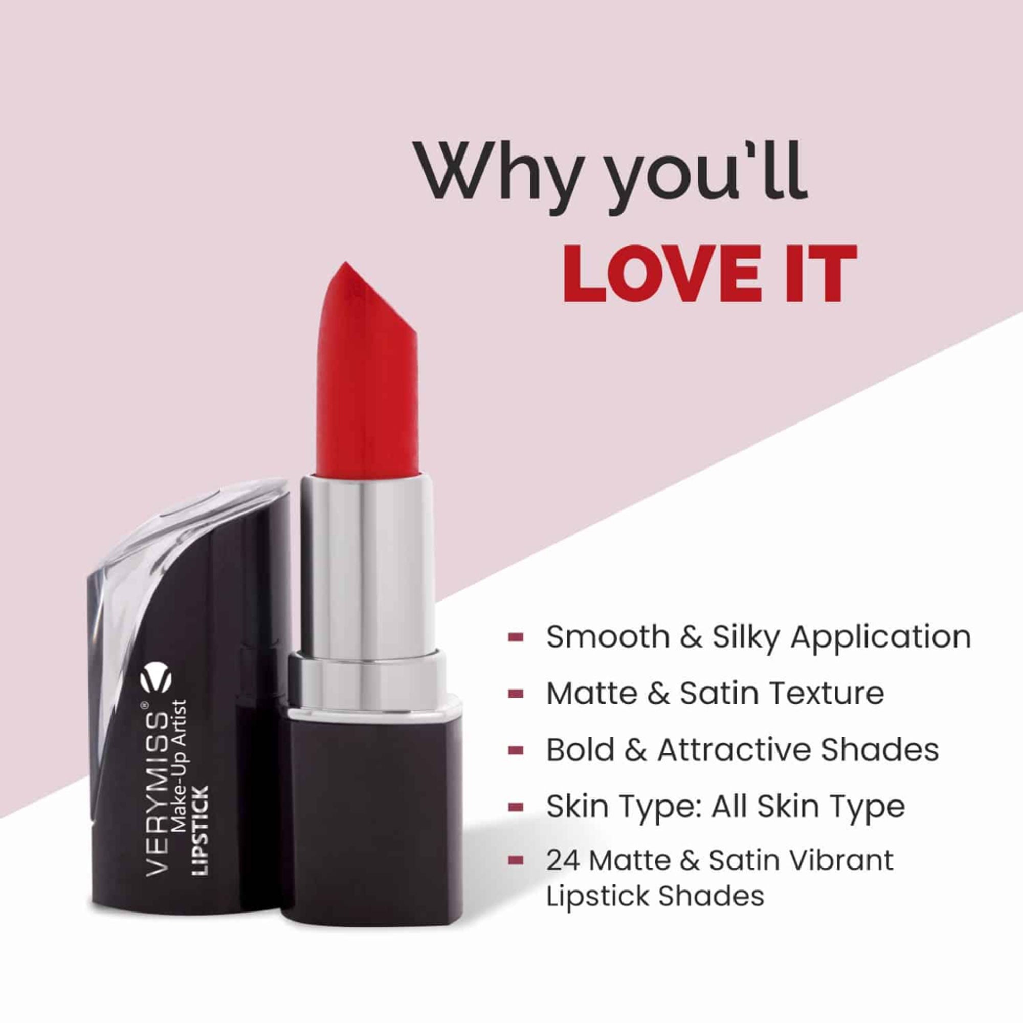 VERYMISS Matte & Satin Lipstick - S19 Mauve Magic