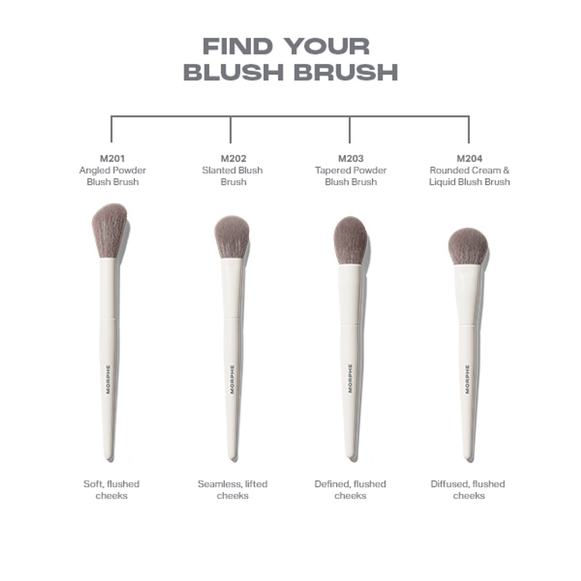 MORPHE M202 Slanted Blush Brush