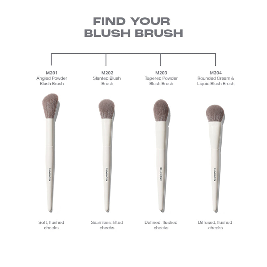 MORPHE M204 Rounded Cream & Liquid Blush Brush